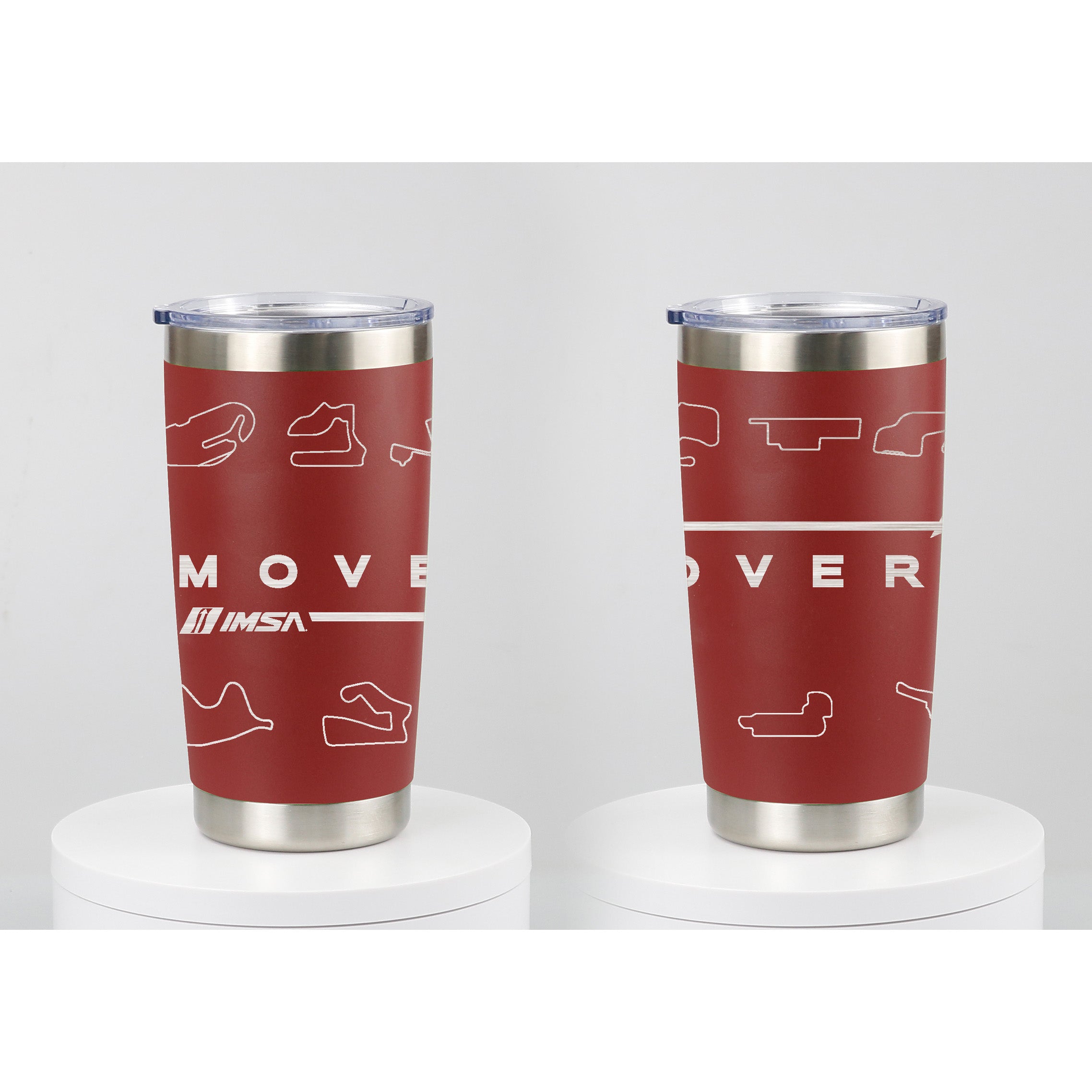 IMSA Move Over Track Outline 20oz Tumbler