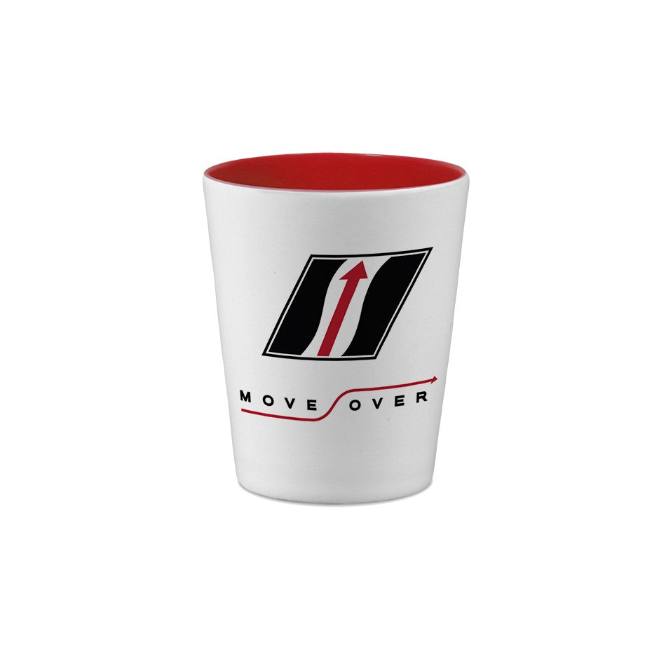 IMSA Two Tone Shot Glass - White/Red