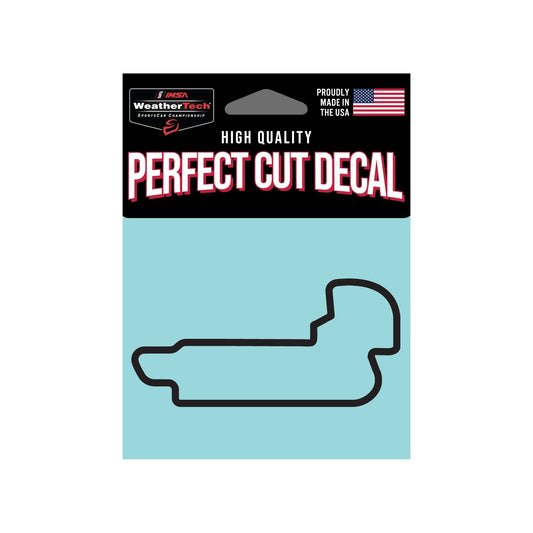 Indianapolis Motor Speedway Track Outline Black