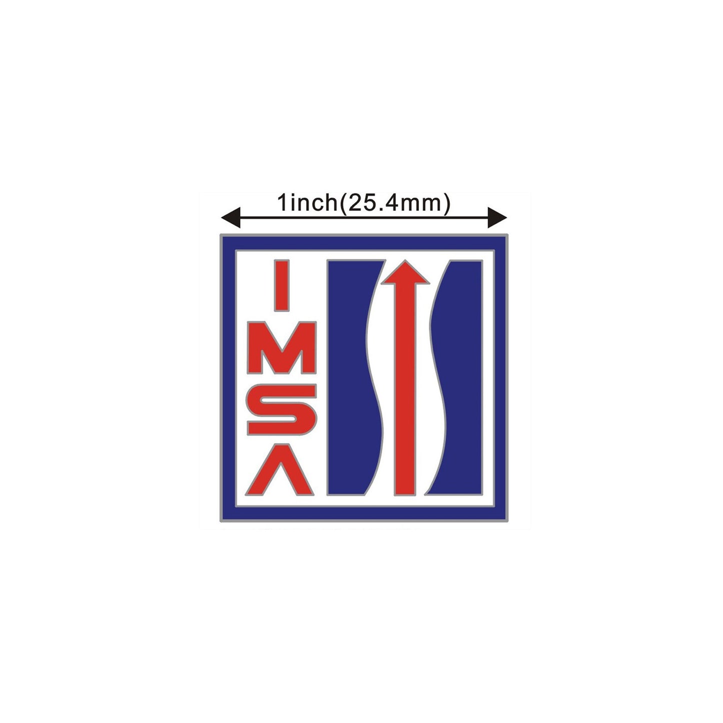 IMSA Blue/Red Retro Lapel Pin
