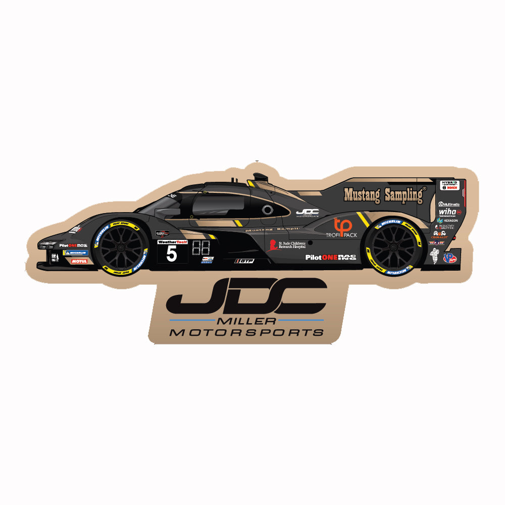 JDC Miller #5 Car Magnet - Mustang Sampling