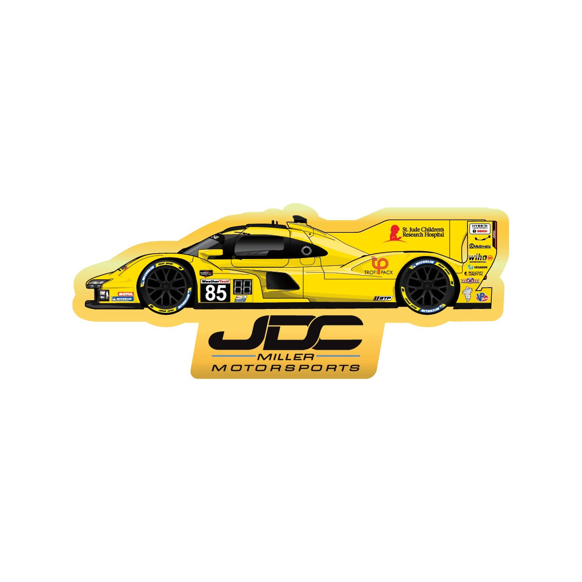 JDC Miller #85 Car Magnet