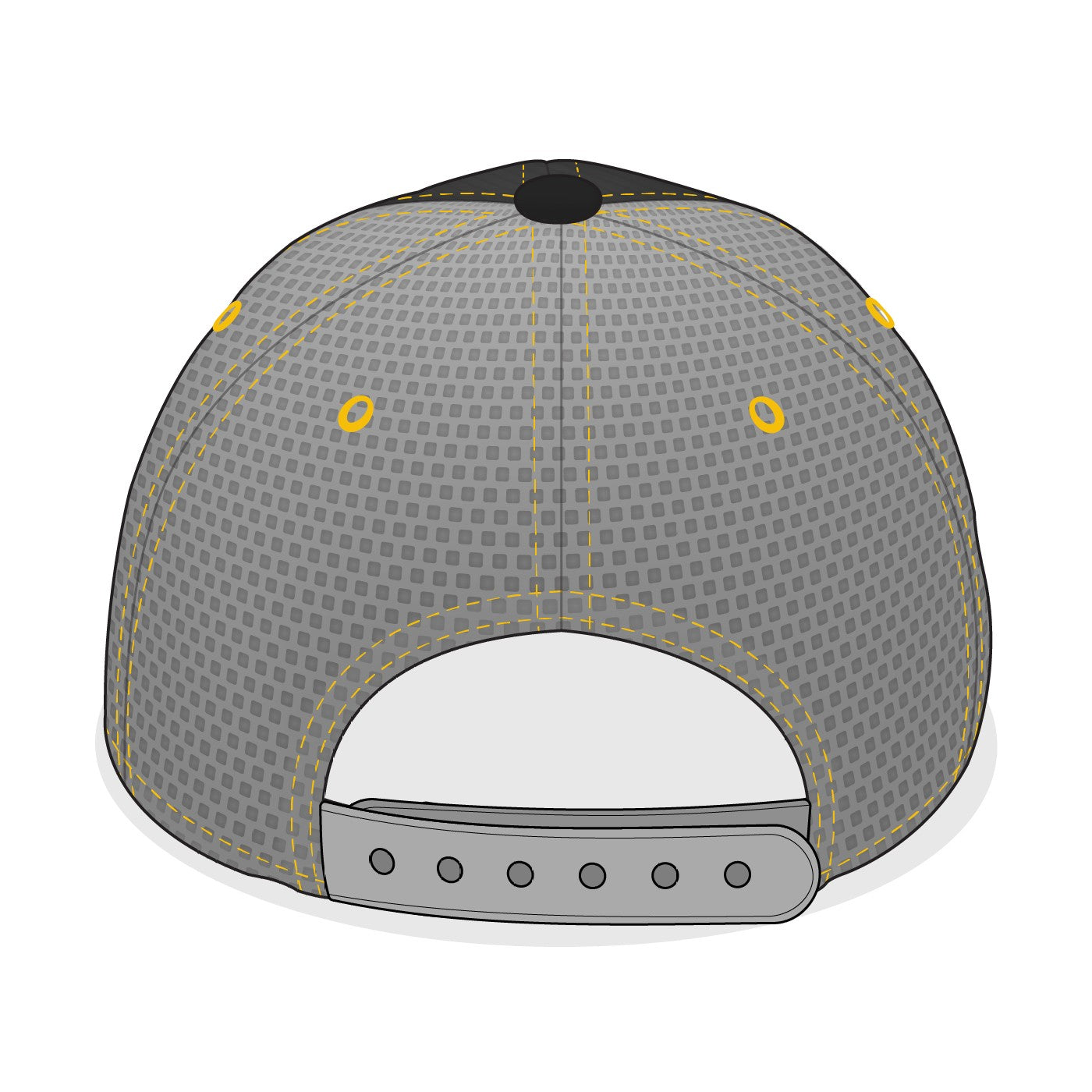 JDC Miller Trucker Hat - Black/Grey