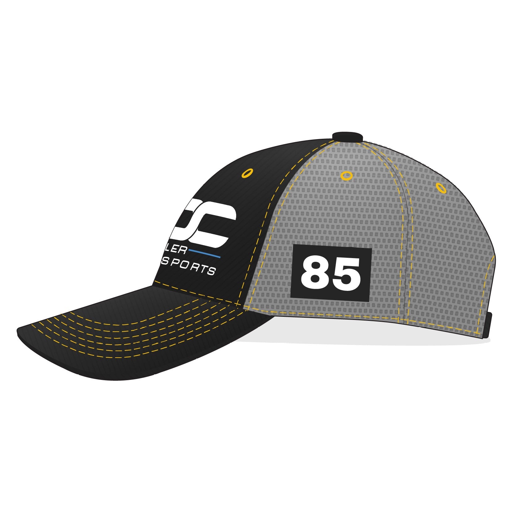 JDC Miller Trucker Hat - Black/Grey
