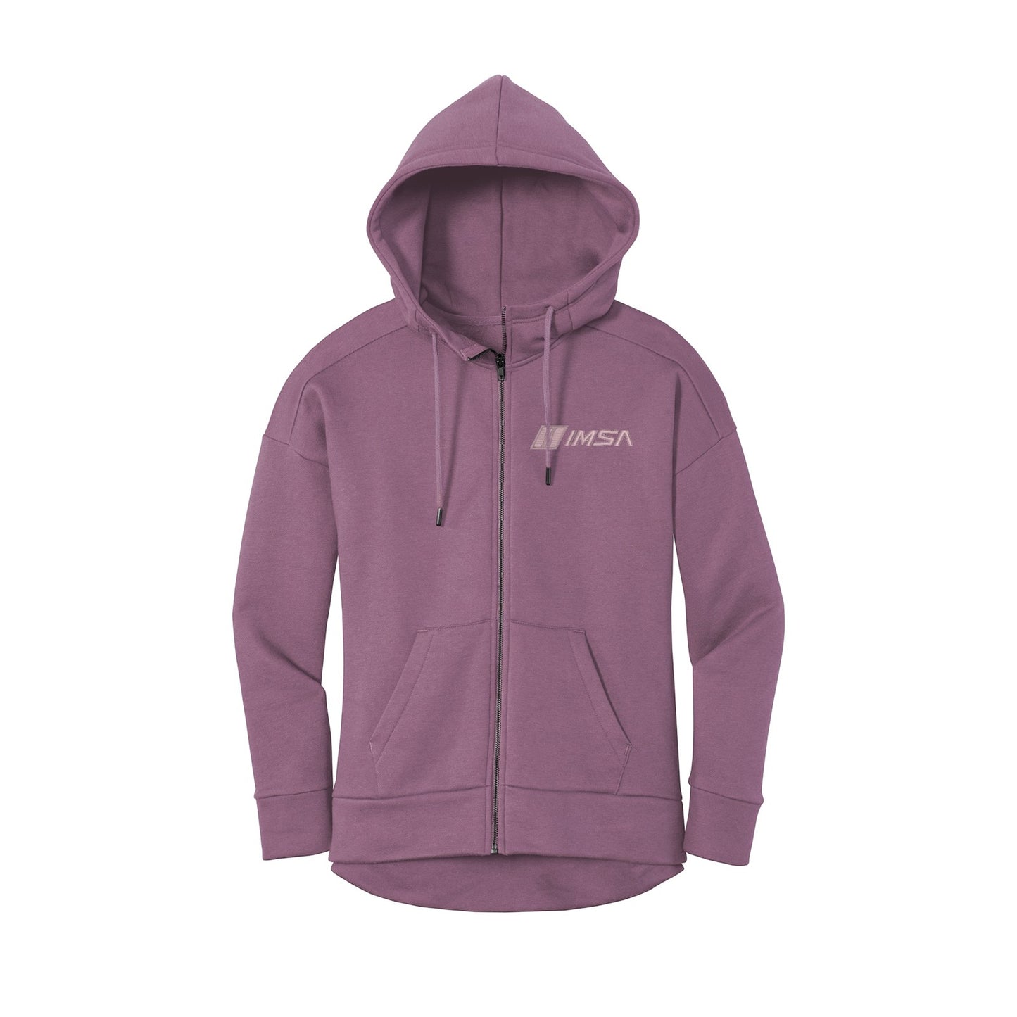 IMSA Ladies Perfect Weight Full Zip Hoodie - Orchid