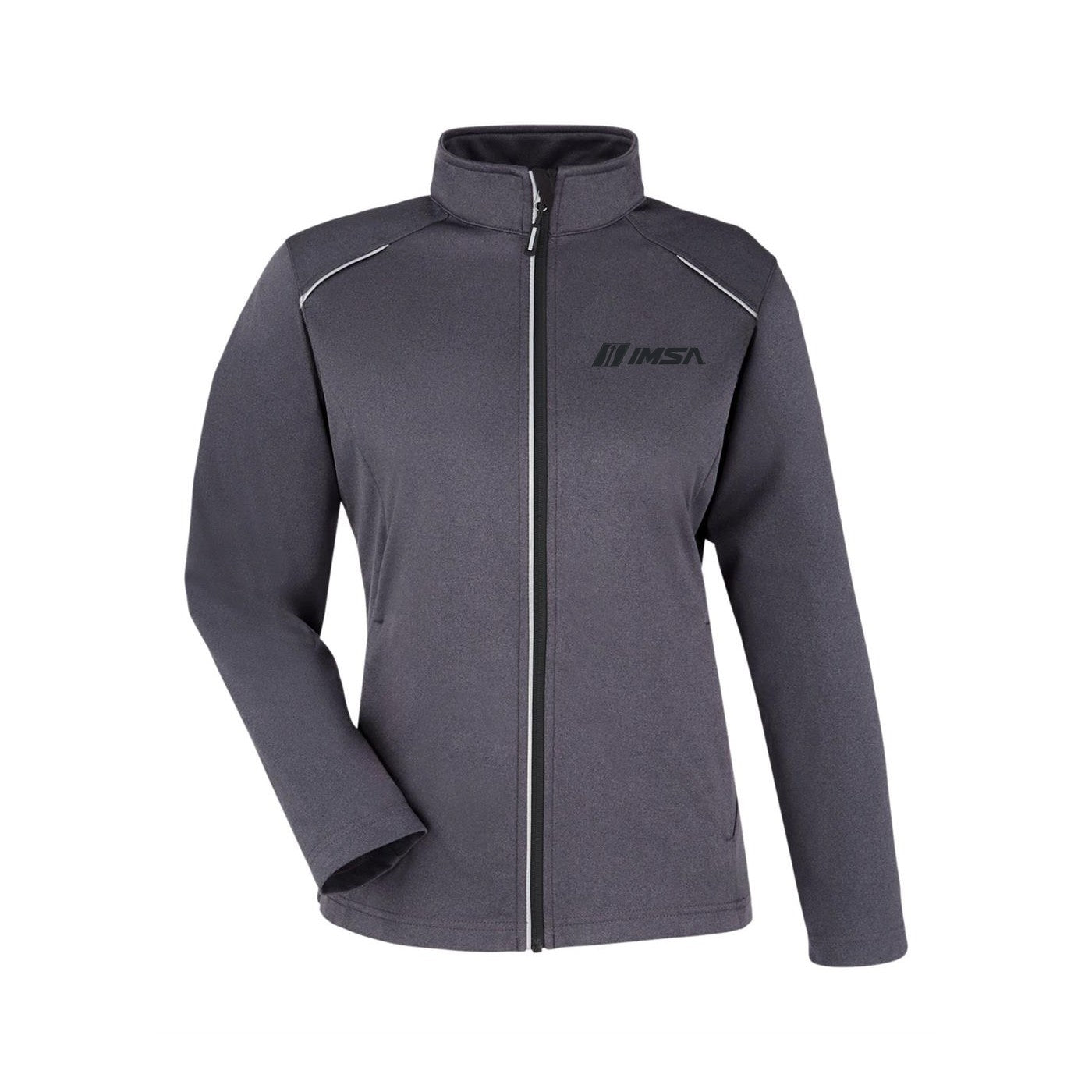 IMSA Ladies Tech Shell Jacket - Carbon Heather