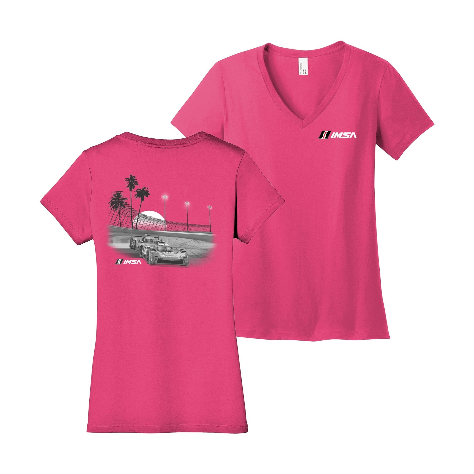 IMSA Ladies Racing Tee - Heather Pink