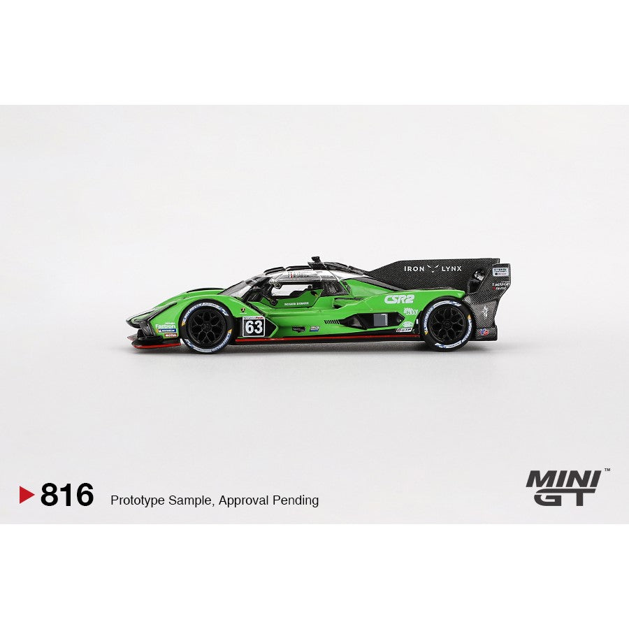 1/64 Lamborghini SC63 #63 Iron Lynx 2024 IMSA Sebring 12 Hrs