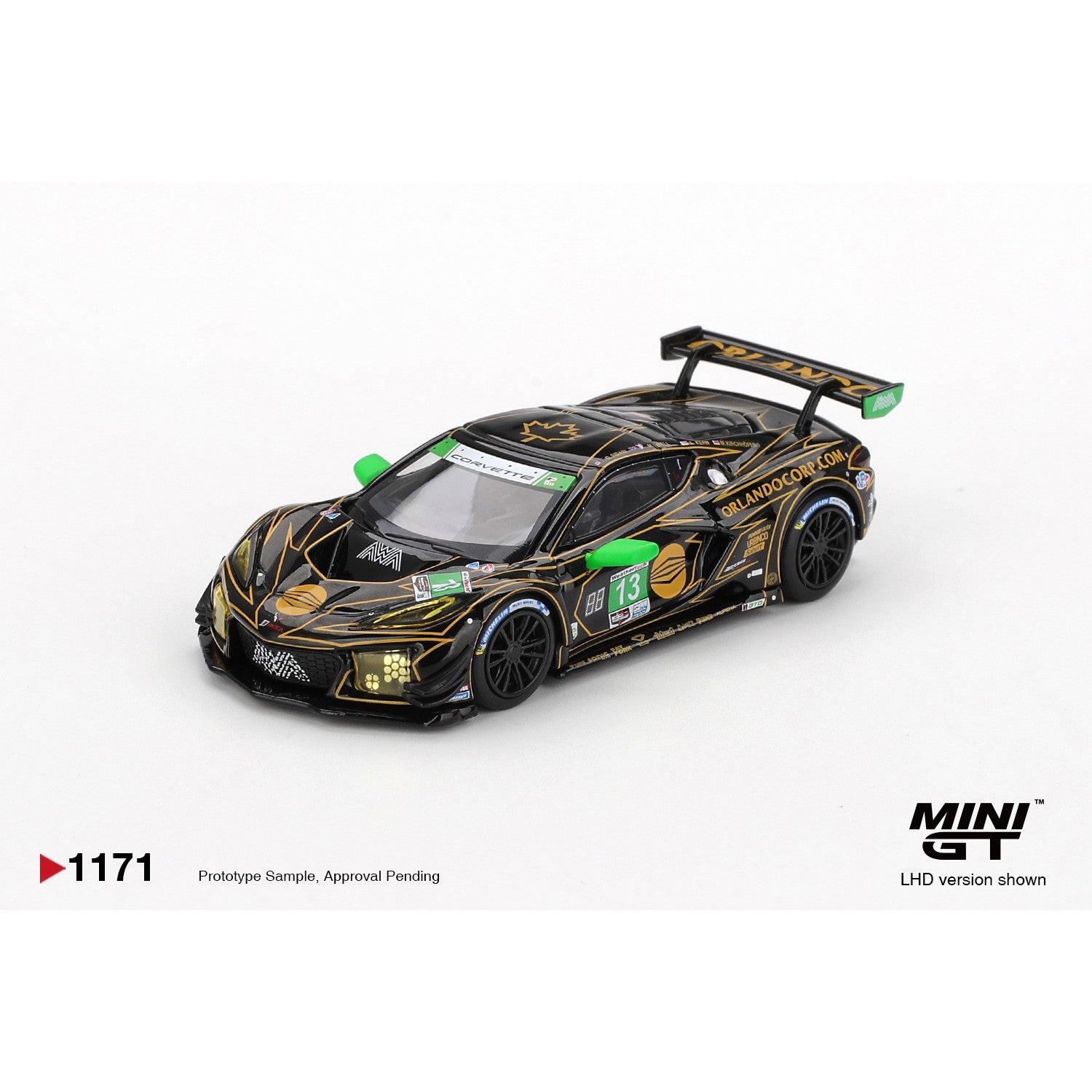 PRE-ORDER 1/64 Chevrolet Corvette Z06 GT3.R #13 2025 Daytona