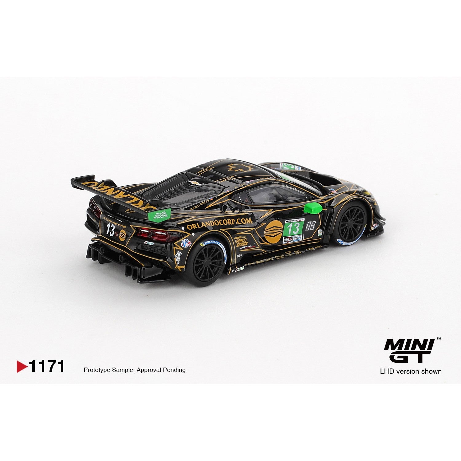 PRE-ORDER 1/64 Chevrolet Corvette Z06 GT3.R #13 2025 Daytona