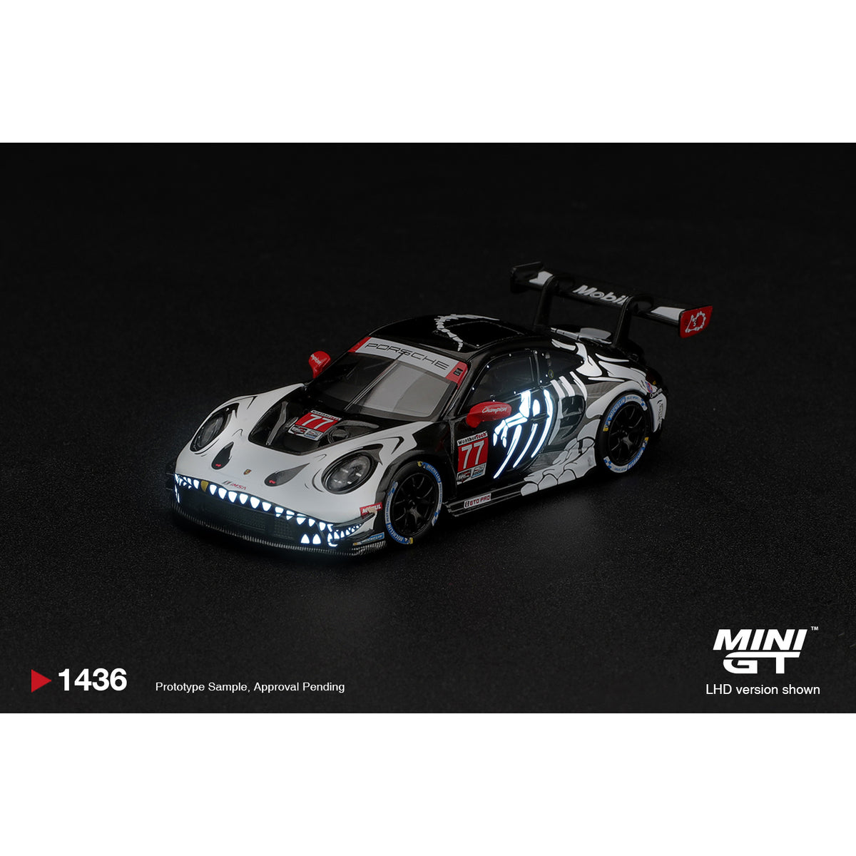 PRE-ORDER 1/64 Porsche 911 GT3 R (992) #77 2026 Petit Le Mans - Skeleton Rexy