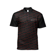 IMSA Move Over Print Polo - Black