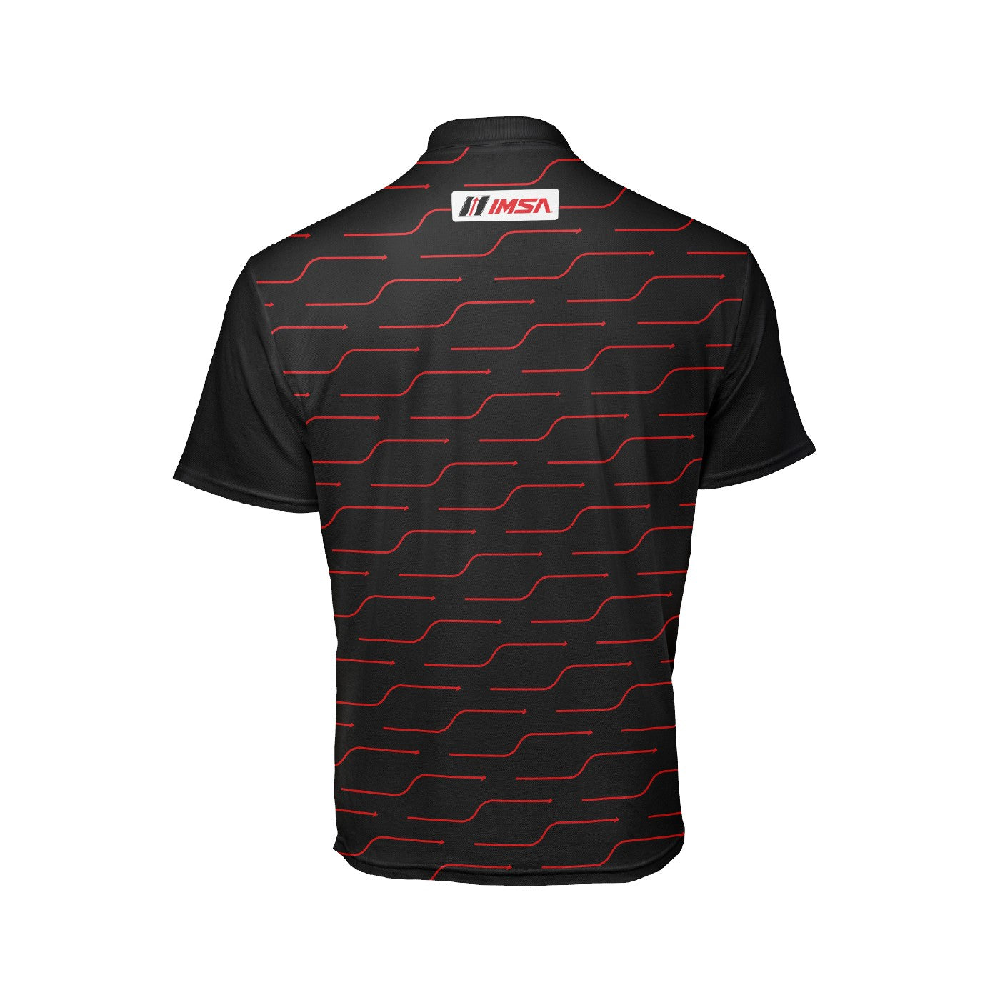 IMSA Move Over Print Polo - Black