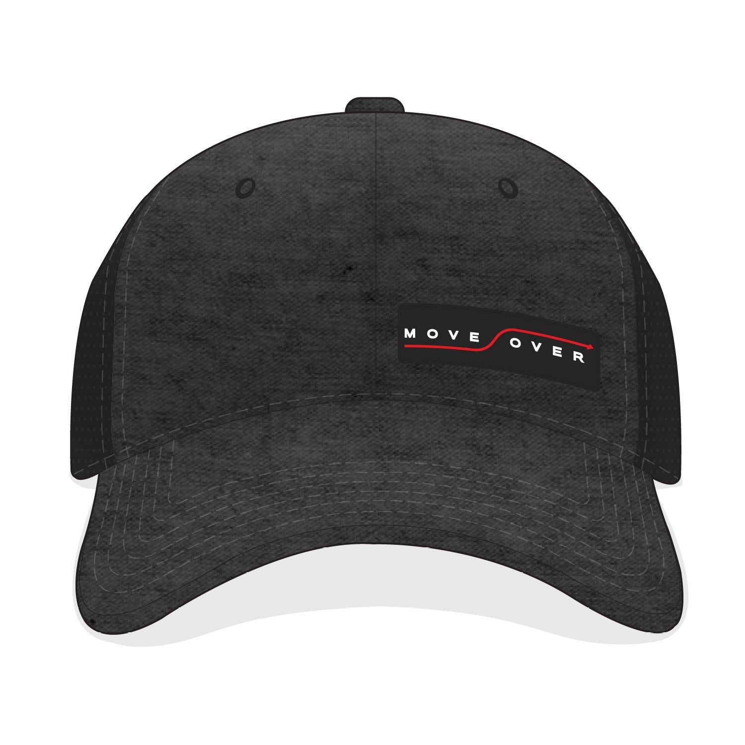 Move Over Rubber Patch Hat - Dark Heather