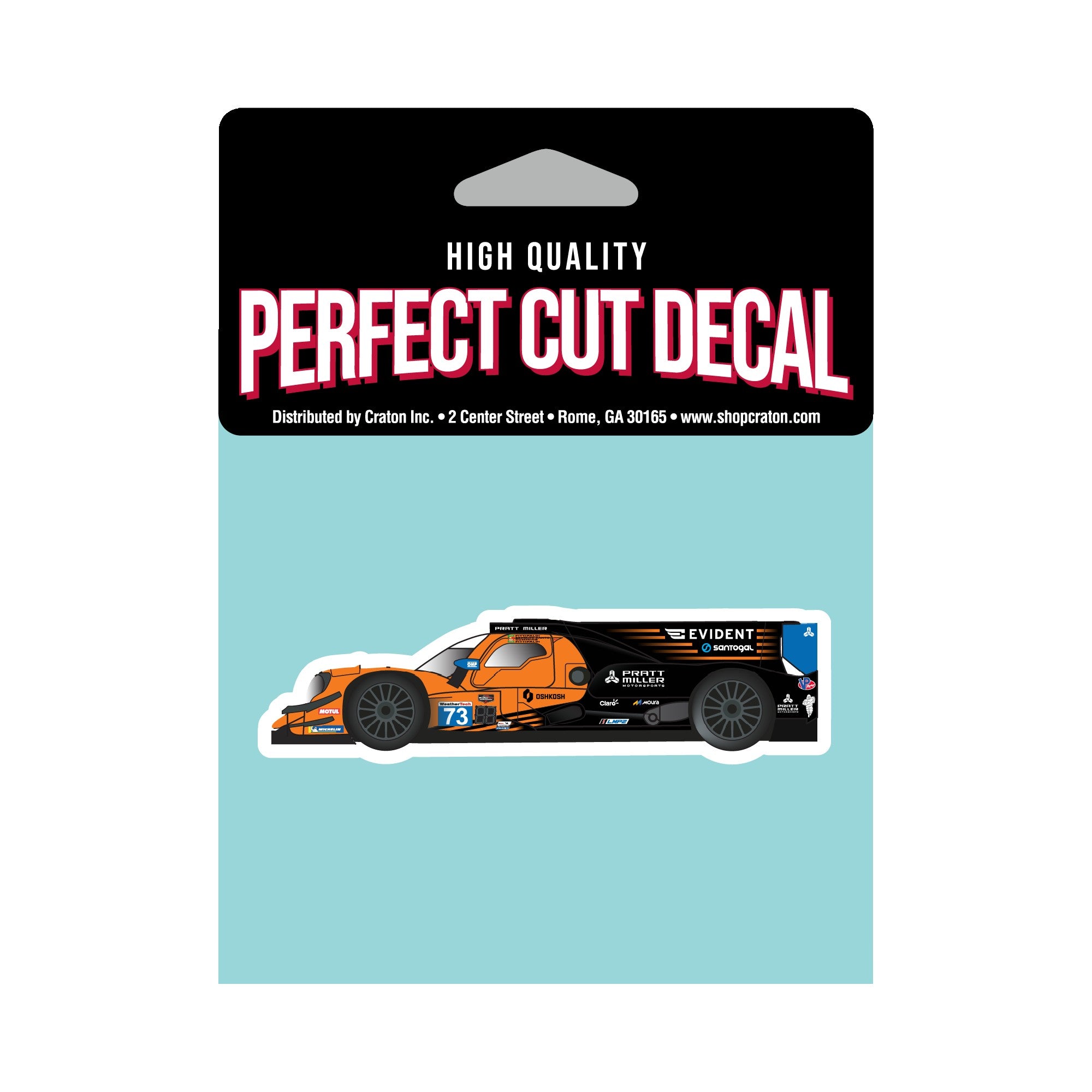 Pratt Miller Motorsports LMP2 Car Decal