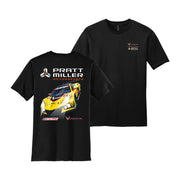 2026 Pratt Miller Corvette Racing Car Tee - Black