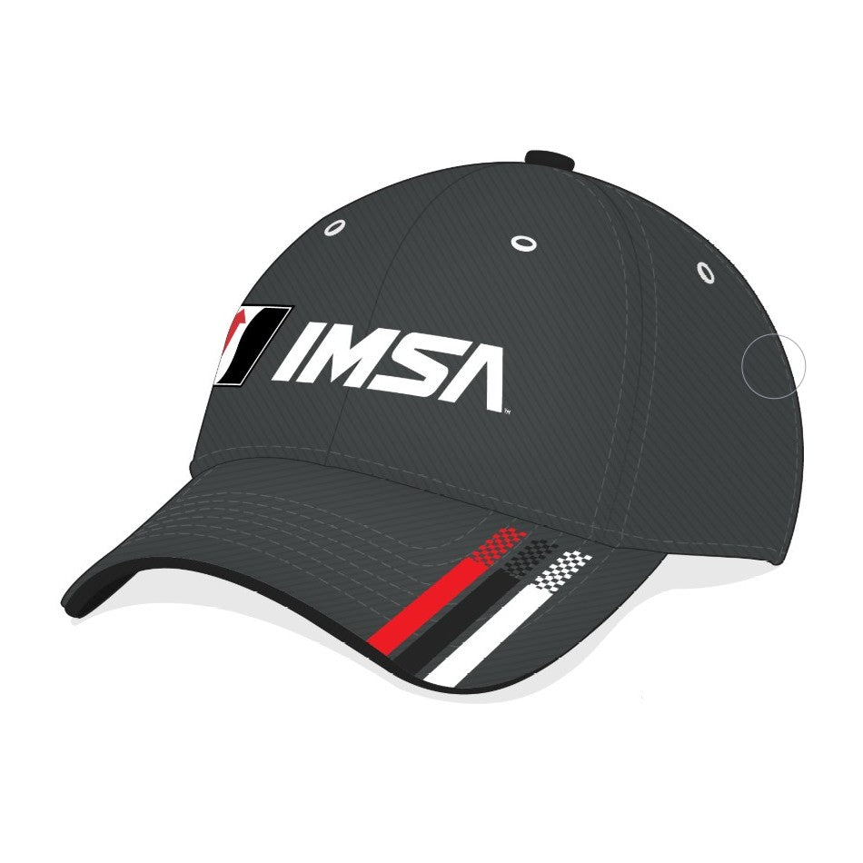 IMSA Racing Stripe Hat - Charcoal