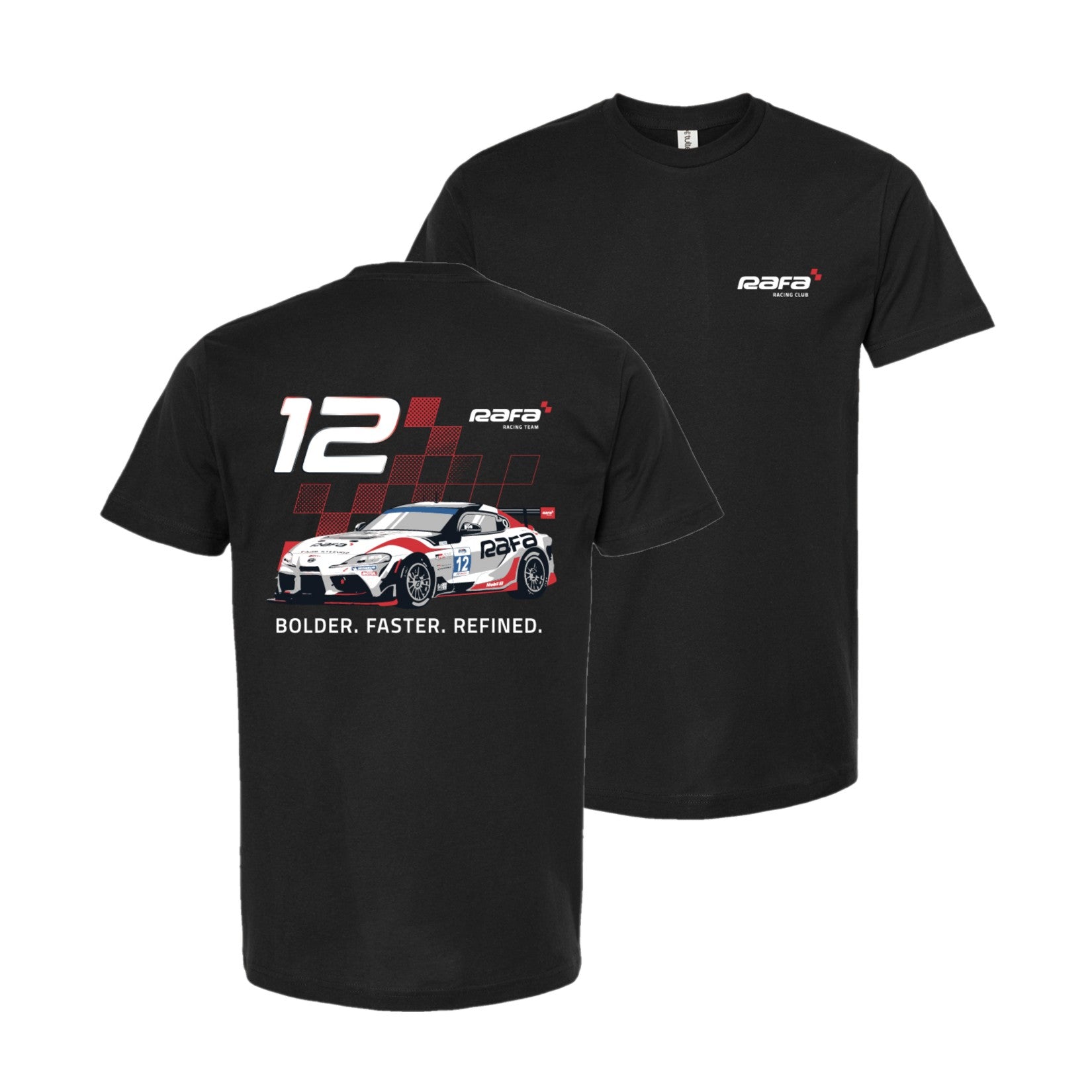 RAFA Racing #12 Car Tee - Black
