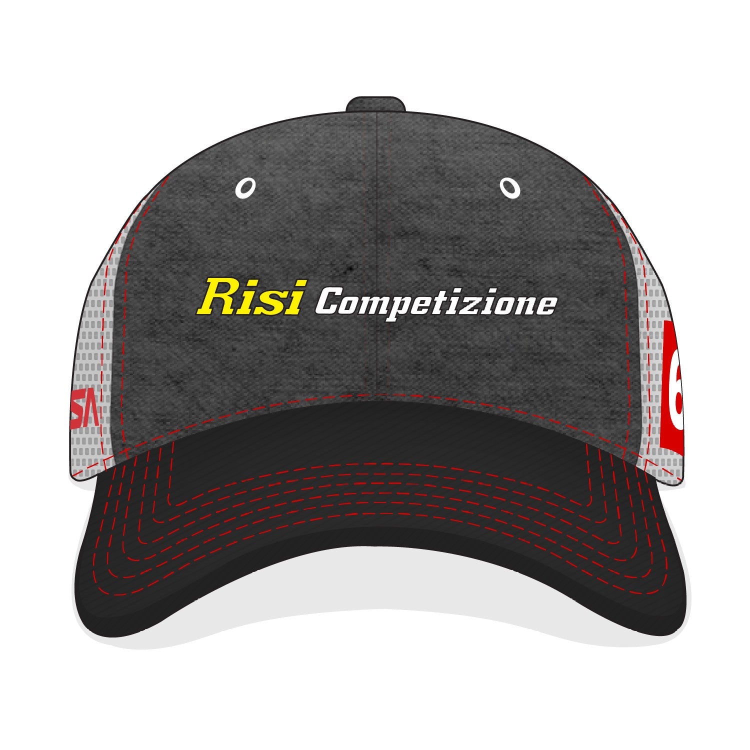 Risi Competizione Team Hat - Grey/Black/White