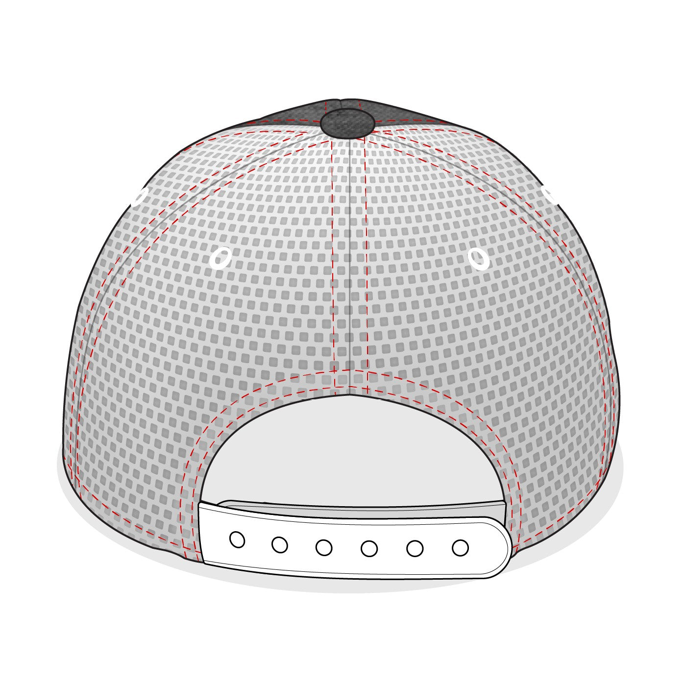 Risi Competizione Team Hat - Grey/Black/White