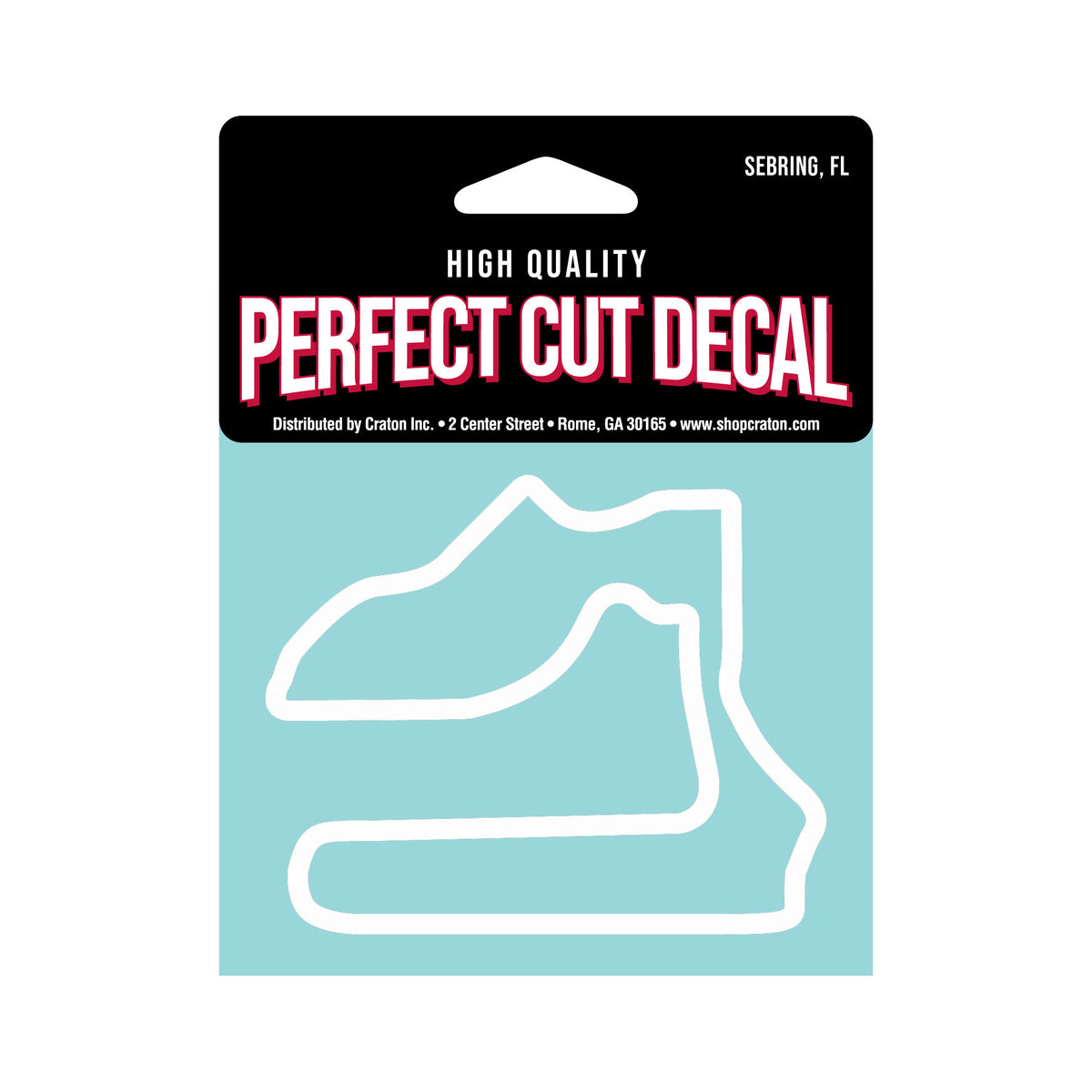 SIR Track Outline White