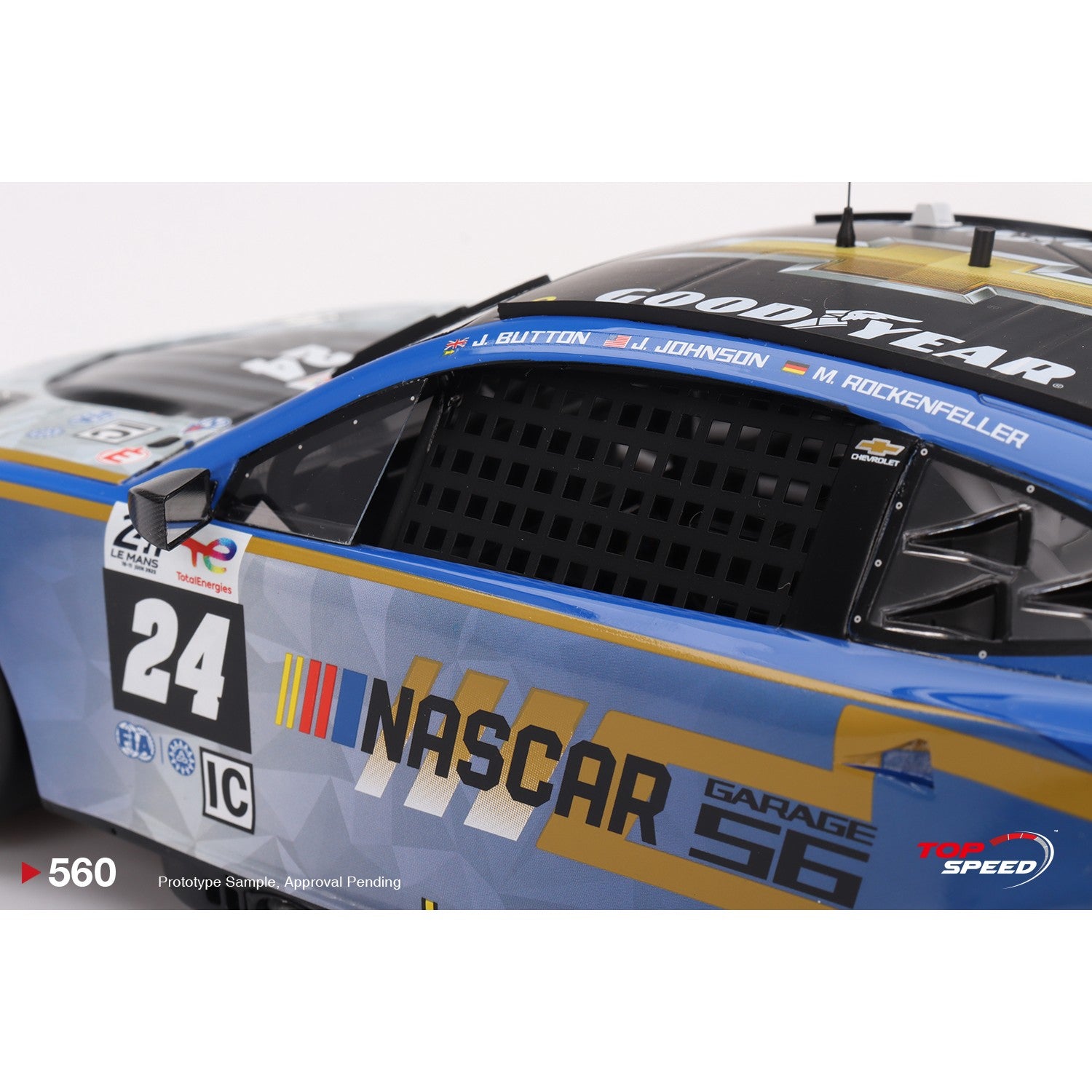 1/18 Garage 56 Chevrolet Camaro ZL1 #24 2023 24 Hours of Le Mans