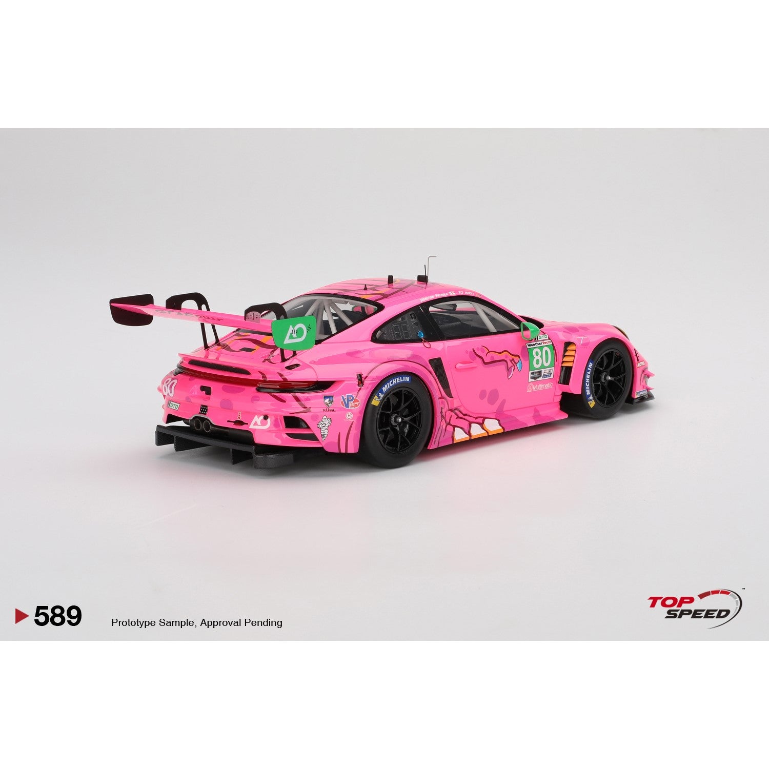 1/18 Porsche 911 GT3 R #80 AO Racing 2023 IMSA Michelin GT Challenge at VIR