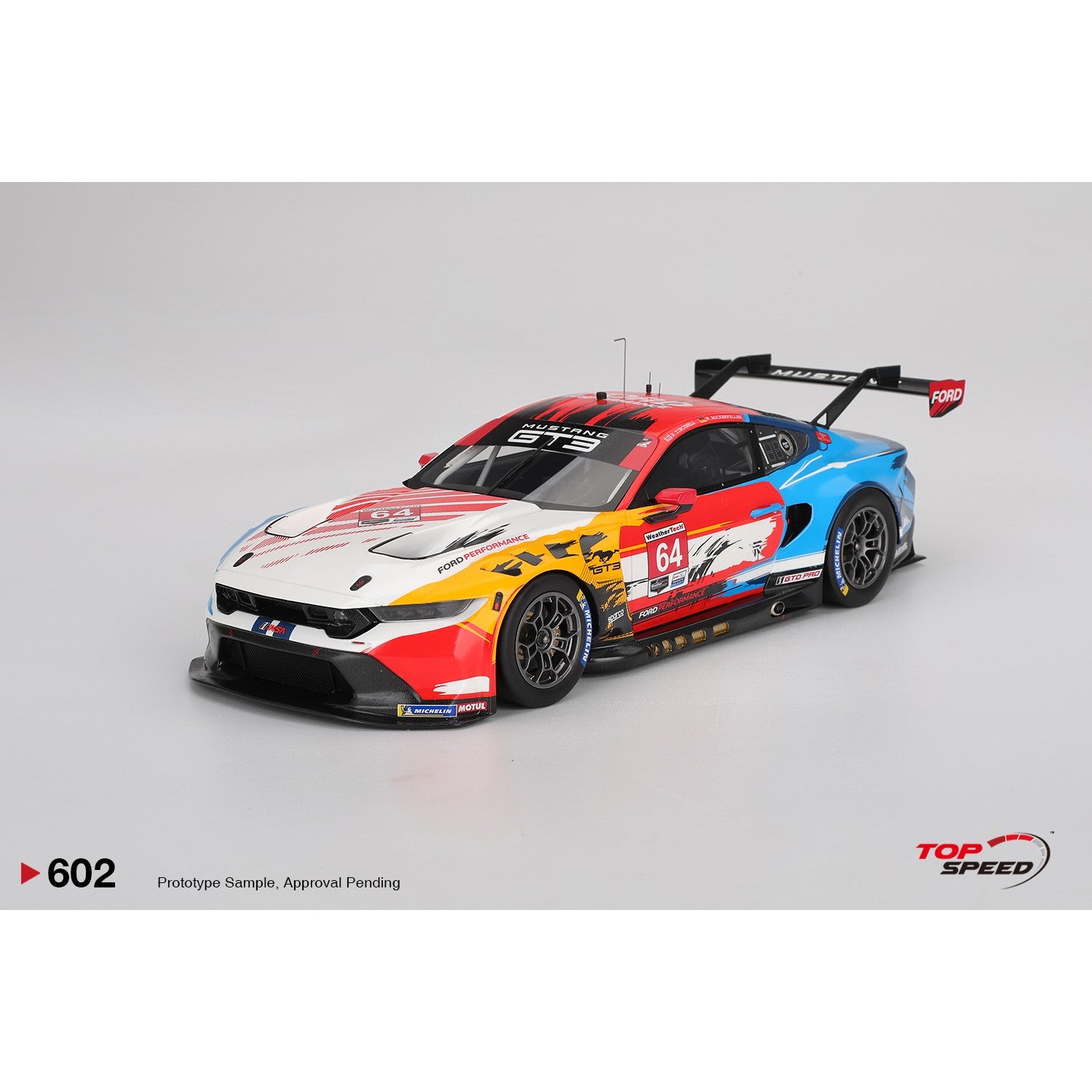 PRE-ORDER 1/18 Ford Mustang GT3 #64 2024 IMSA Laguna Seca
