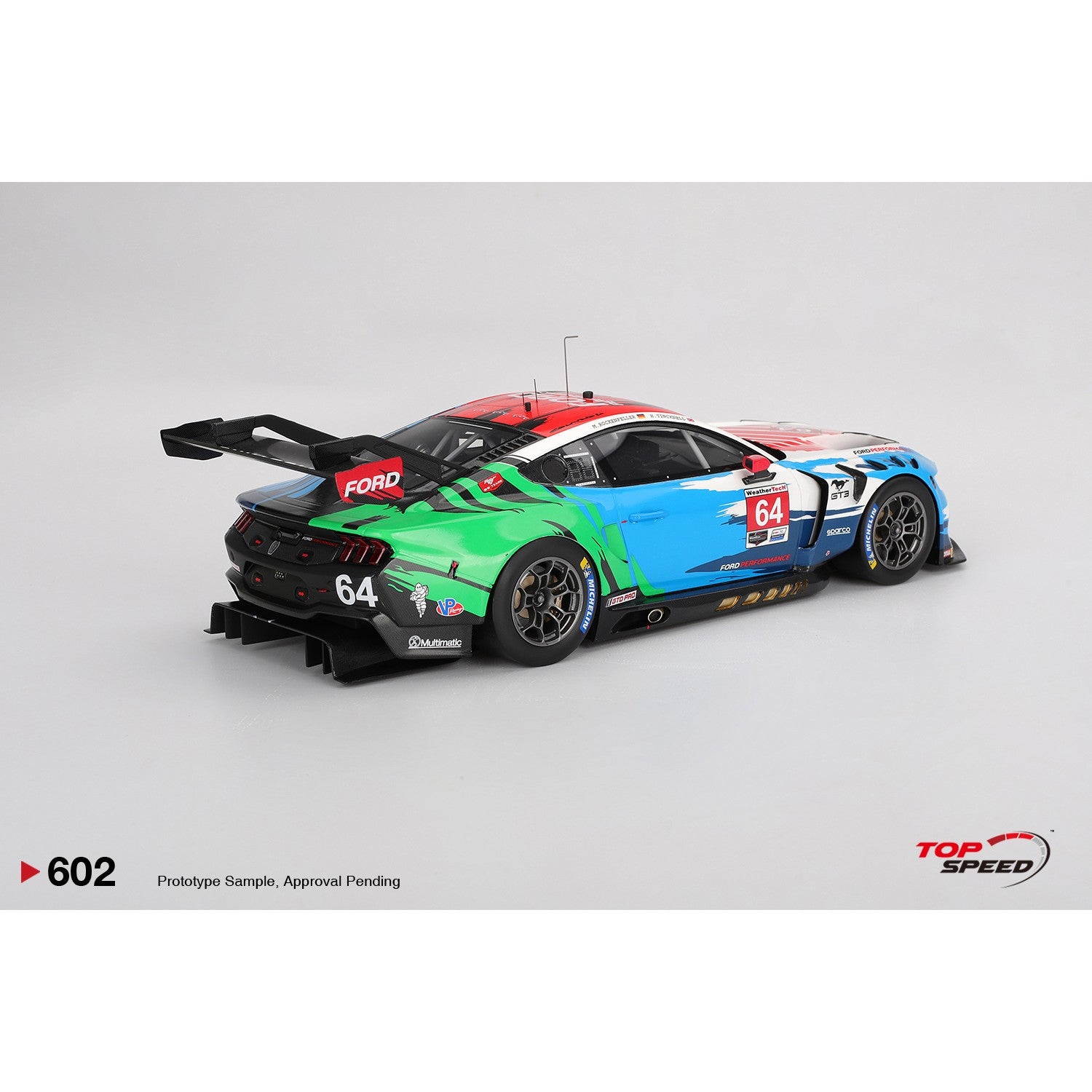 PRE-ORDER 1/18 Ford Mustang GT3 #64 2024 IMSA Laguna Seca