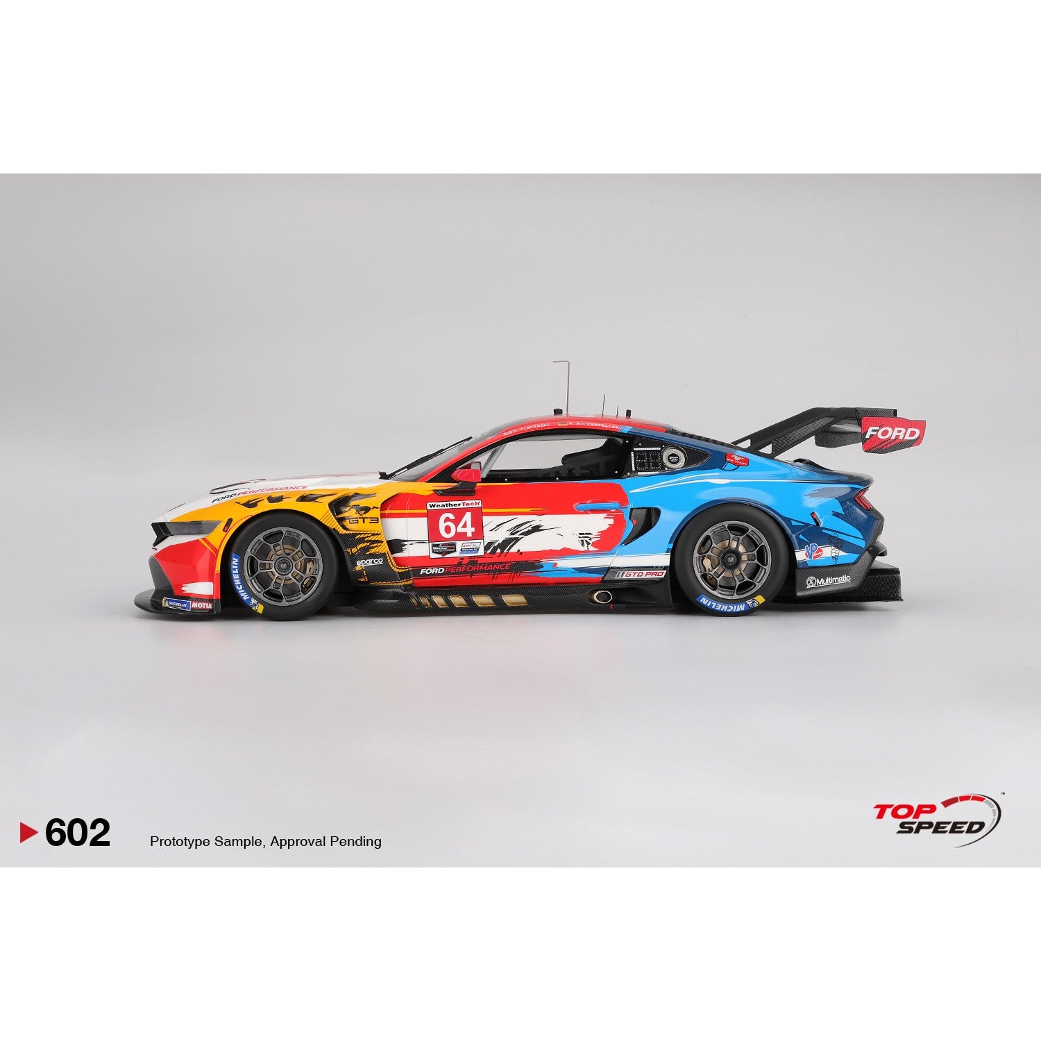 PRE-ORDER 1/18 Ford Mustang GT3 #64 2024 IMSA Laguna Seca