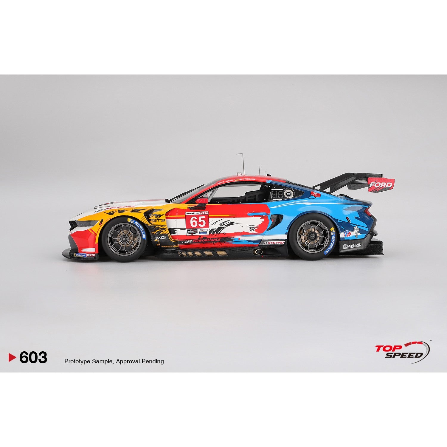 PRE-ORDER 1/18 Ford Mustang GT3 #65 2024 IMSA Laguna Seca