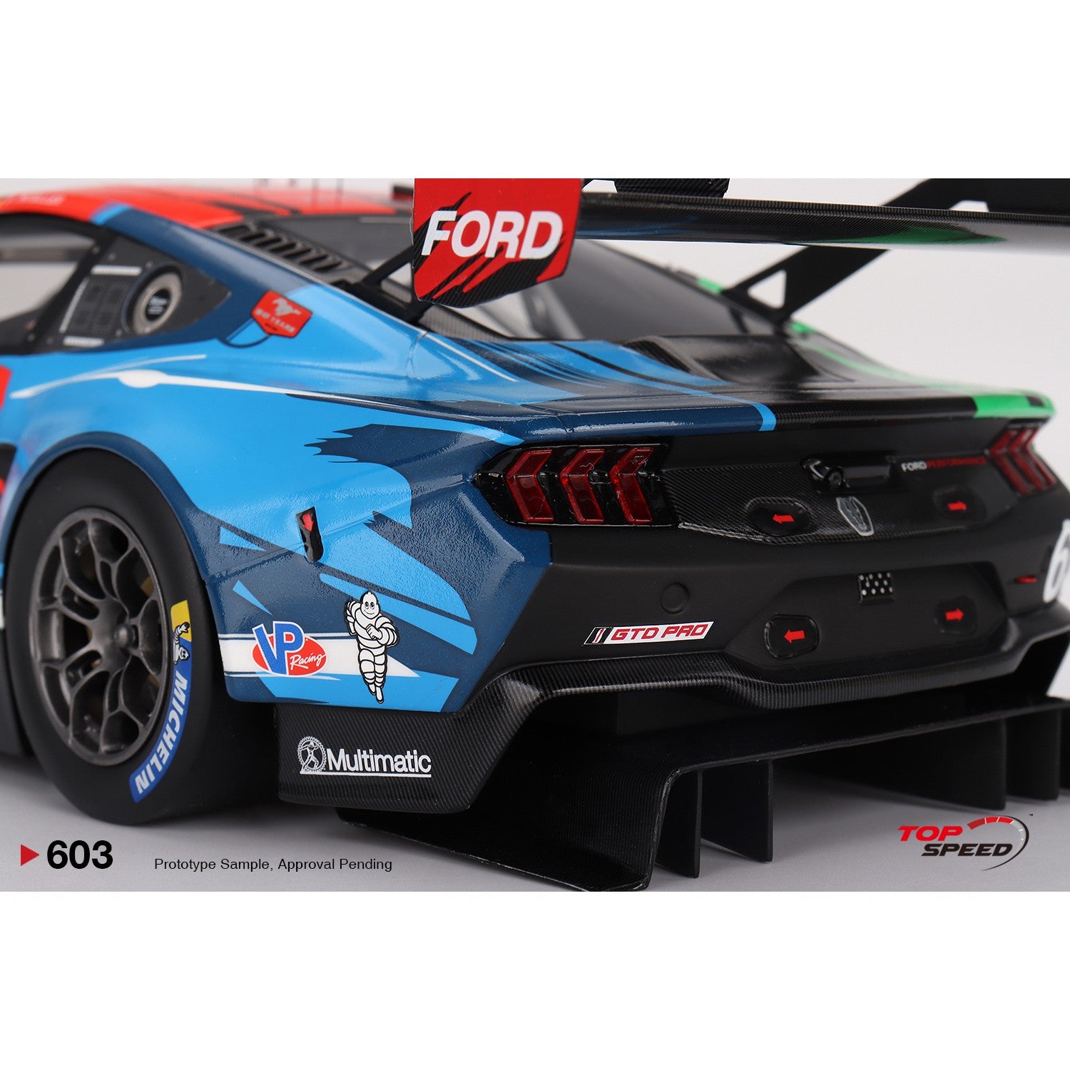 PRE-ORDER 1/18 Ford Mustang GT3 #65 2024 IMSA Laguna Seca