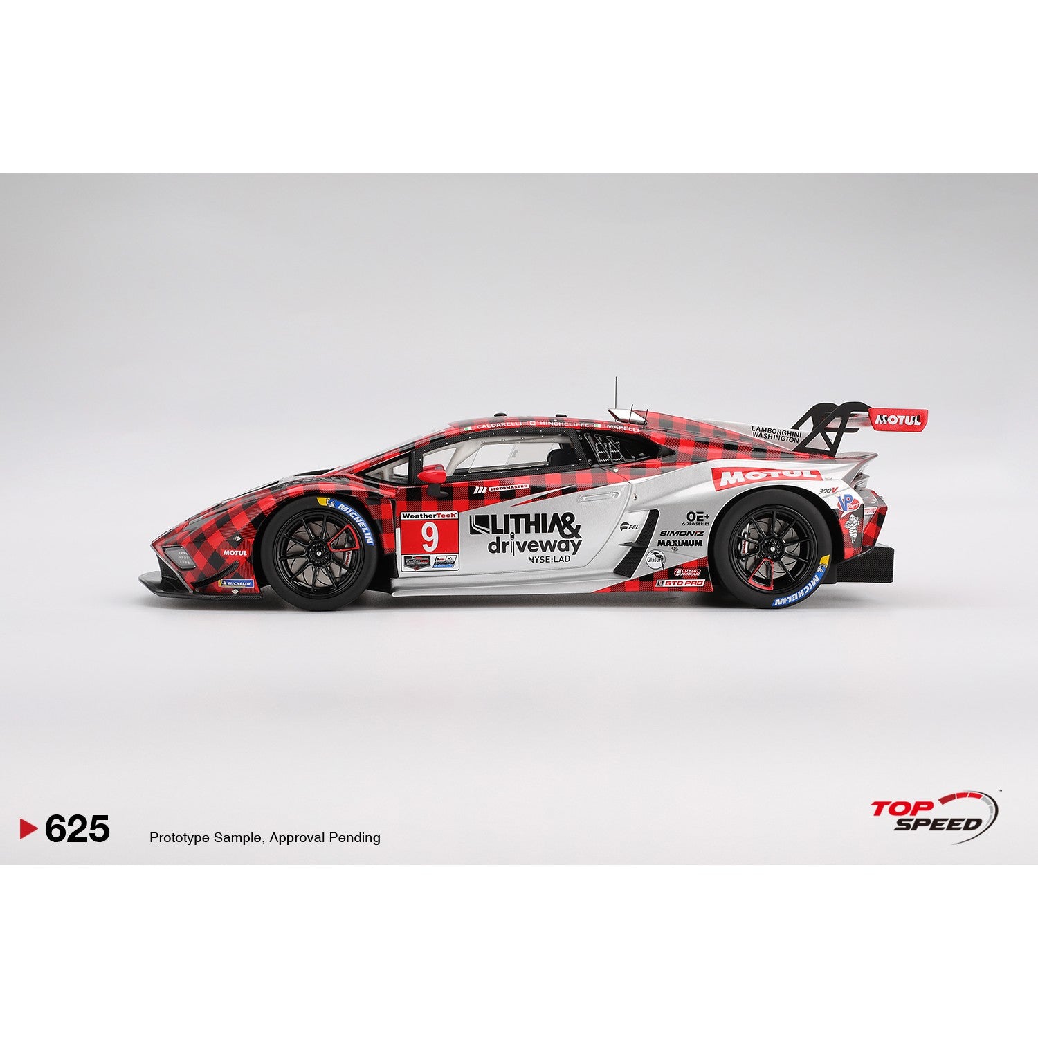 PRE-ORDER 1/18  Lamborghini Huracan GT3 EVO2 #9 Sebring