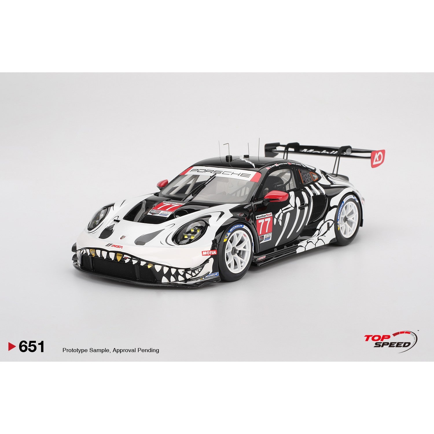 PRE-ORDER 1/18 Porsche 911 GT3 R #77 AO Racing 2025 Petit Le Mans
