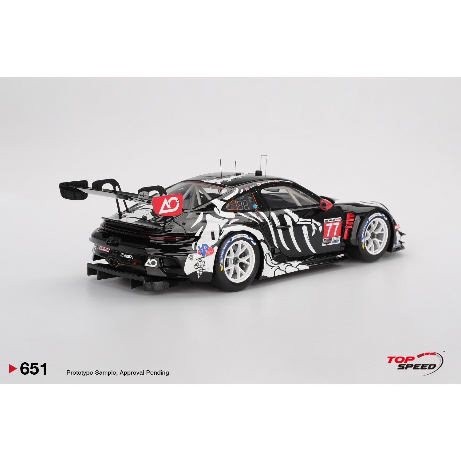 PRE-ORDER 1/18 Porsche 911 GT3 R #77 AO Racing 2025 Petit Le Mans