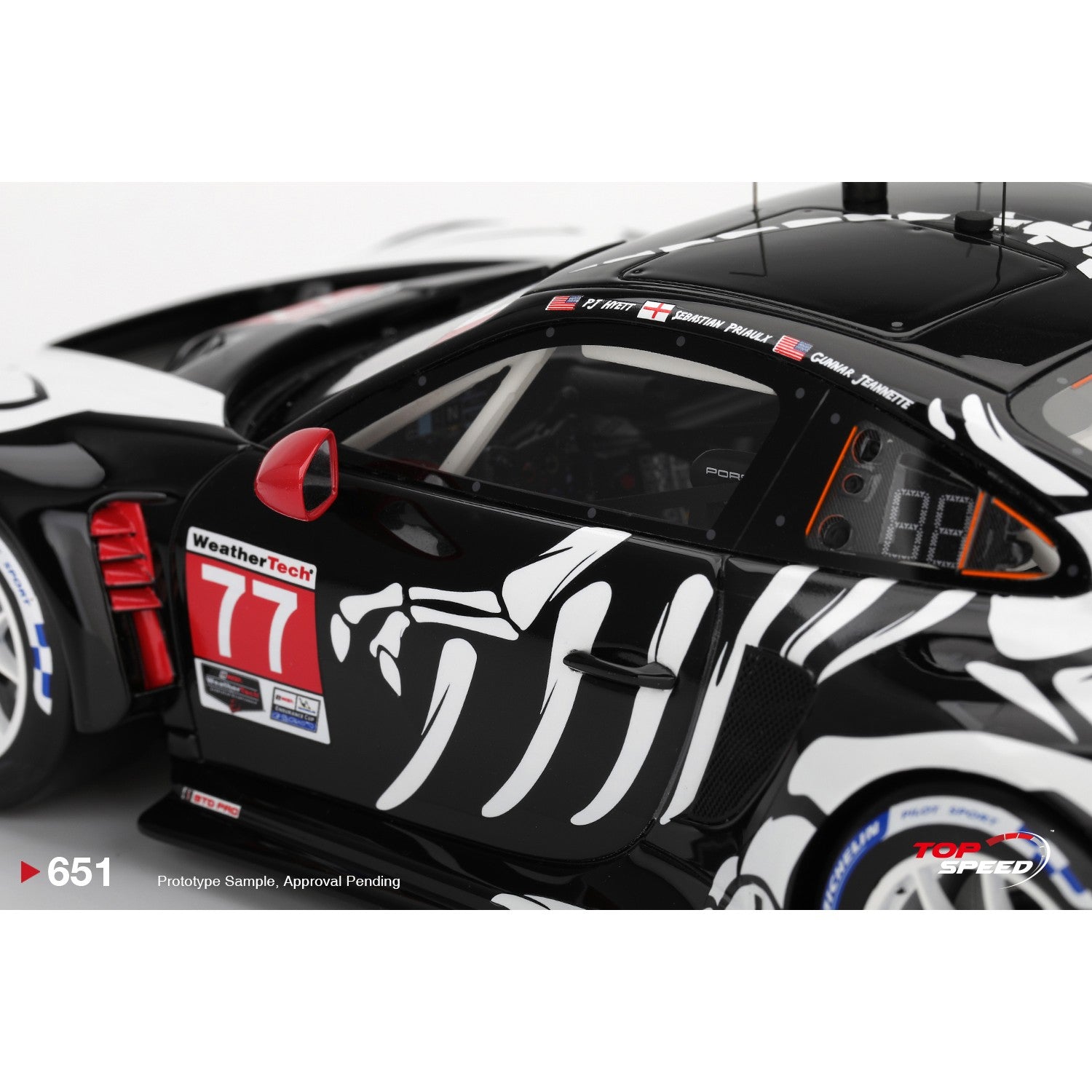 PRE-ORDER 1/18 Porsche 911 GT3 R #77 AO Racing 2025 Petit Le Mans