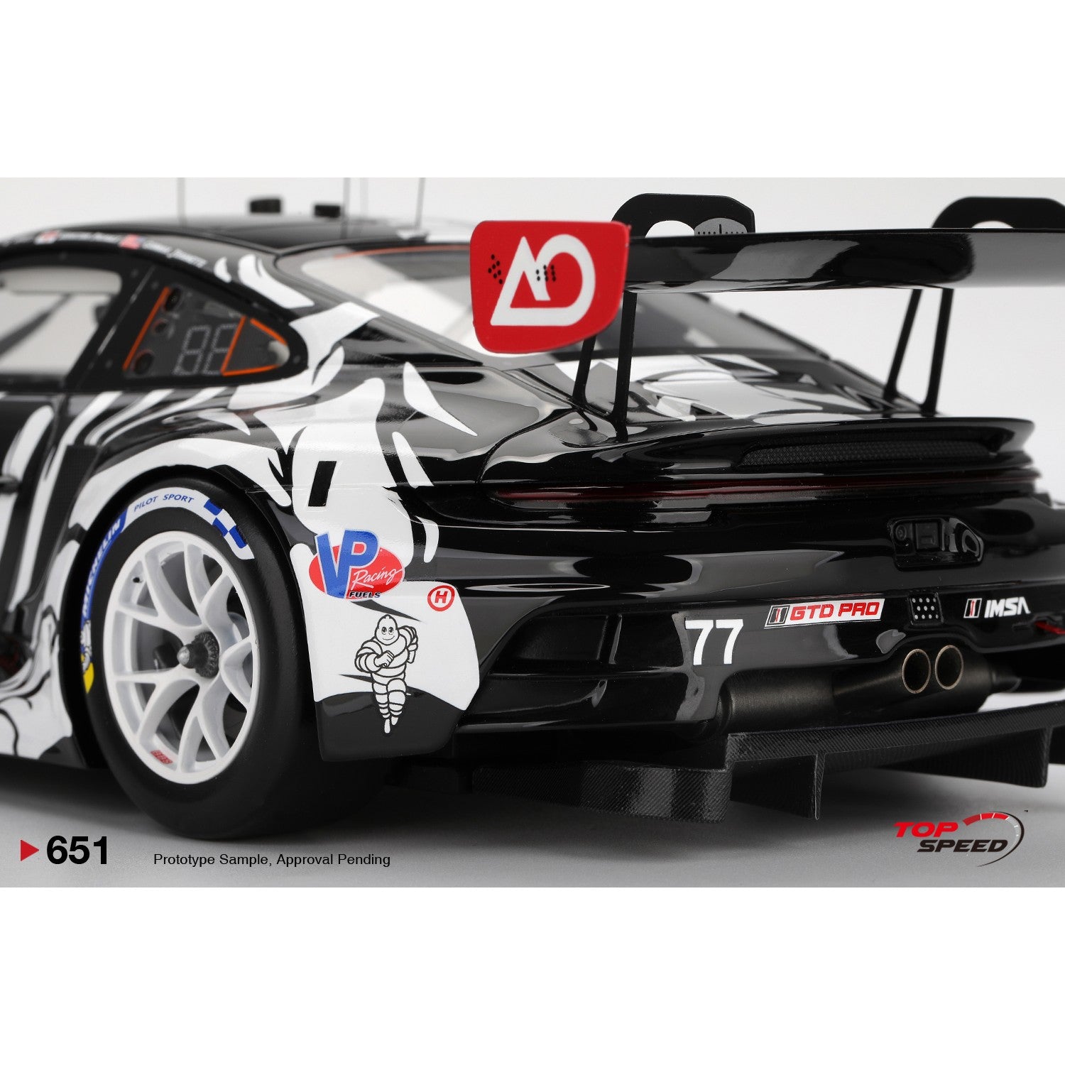 PRE-ORDER 1/18 Porsche 911 GT3 R #77 AO Racing 2025 Petit Le Mans