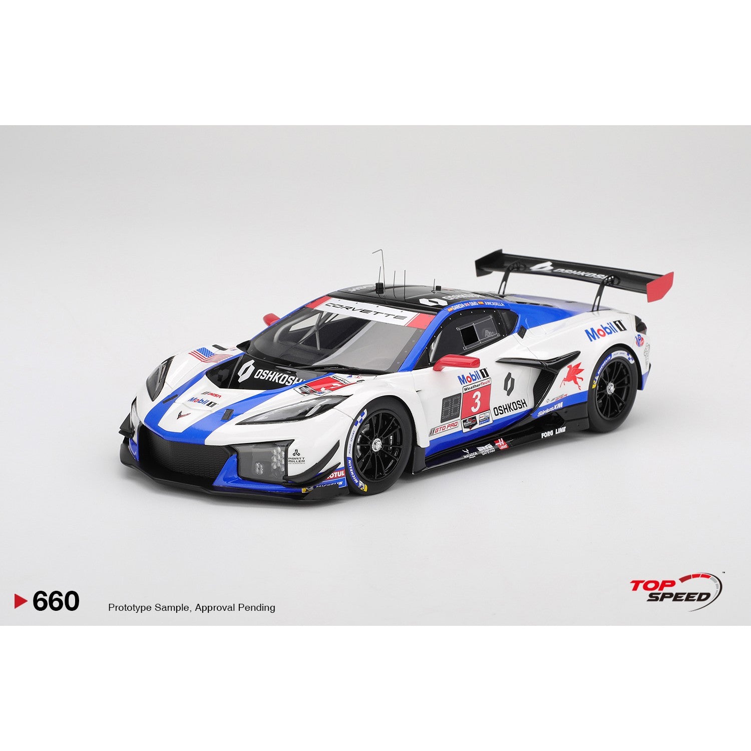 PRE-ORDER 1/18 Chevrolet Corvette Z06 GT3.R #3 2025 Sebring