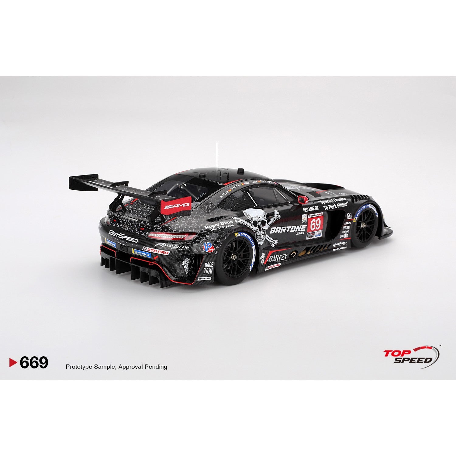 PRE-ORDER 1/18 Mercedes-AMG GT3 EVO #69 2025 Daytona