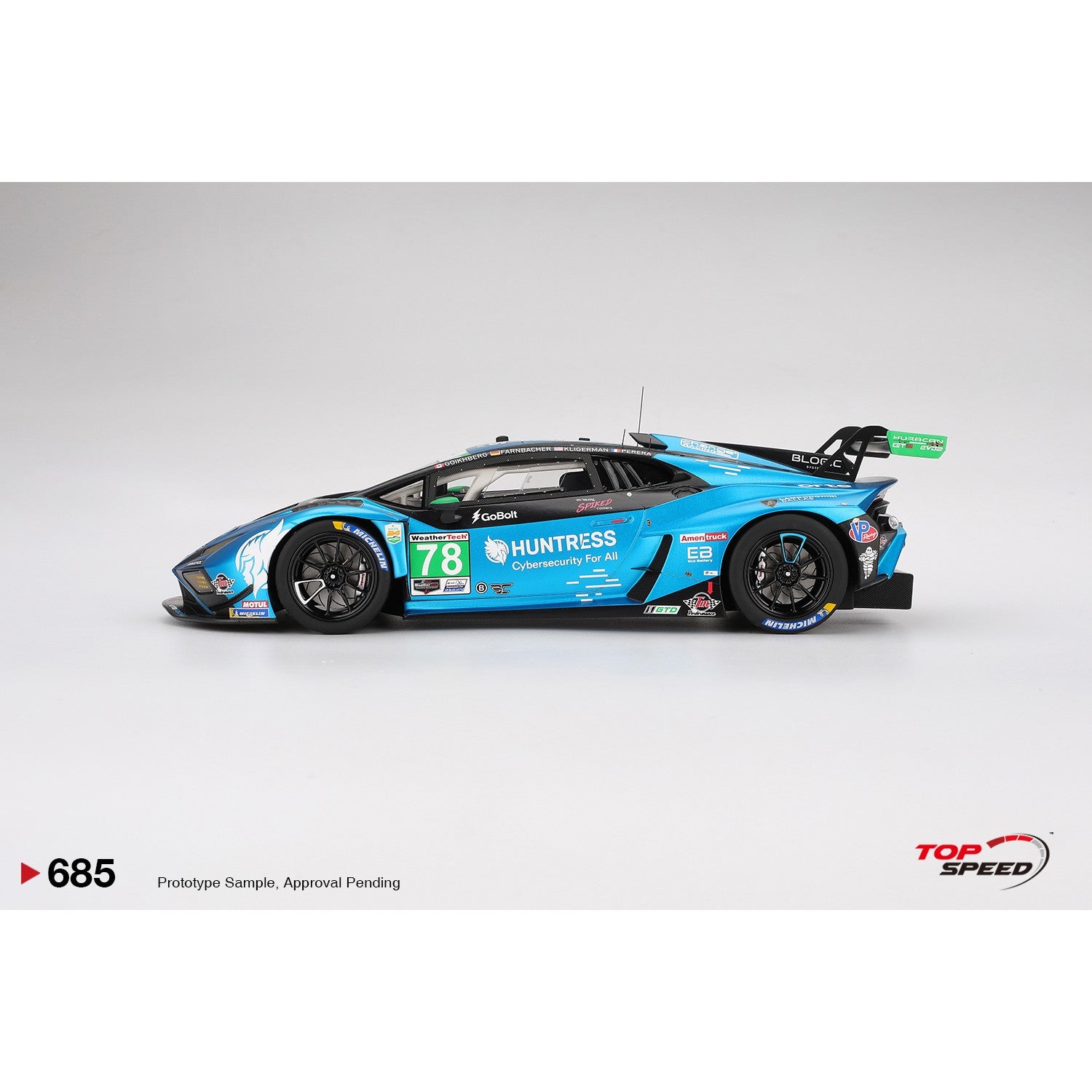 1/18 Lamborghini Huracán GT3 EVO2 #78 2025 Daytona