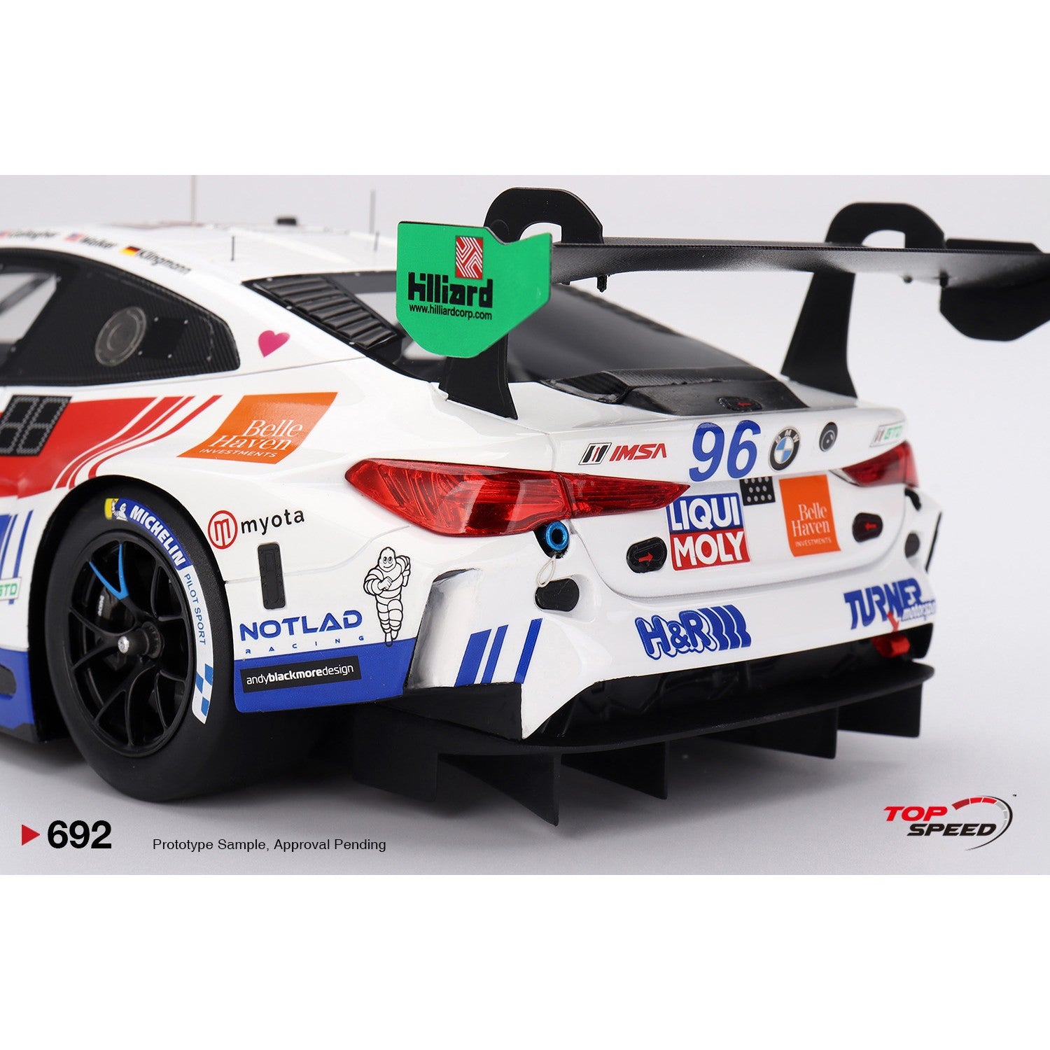 PRE-ORDER 1/18 BMW GT3 EVO #96 2025 Daytona