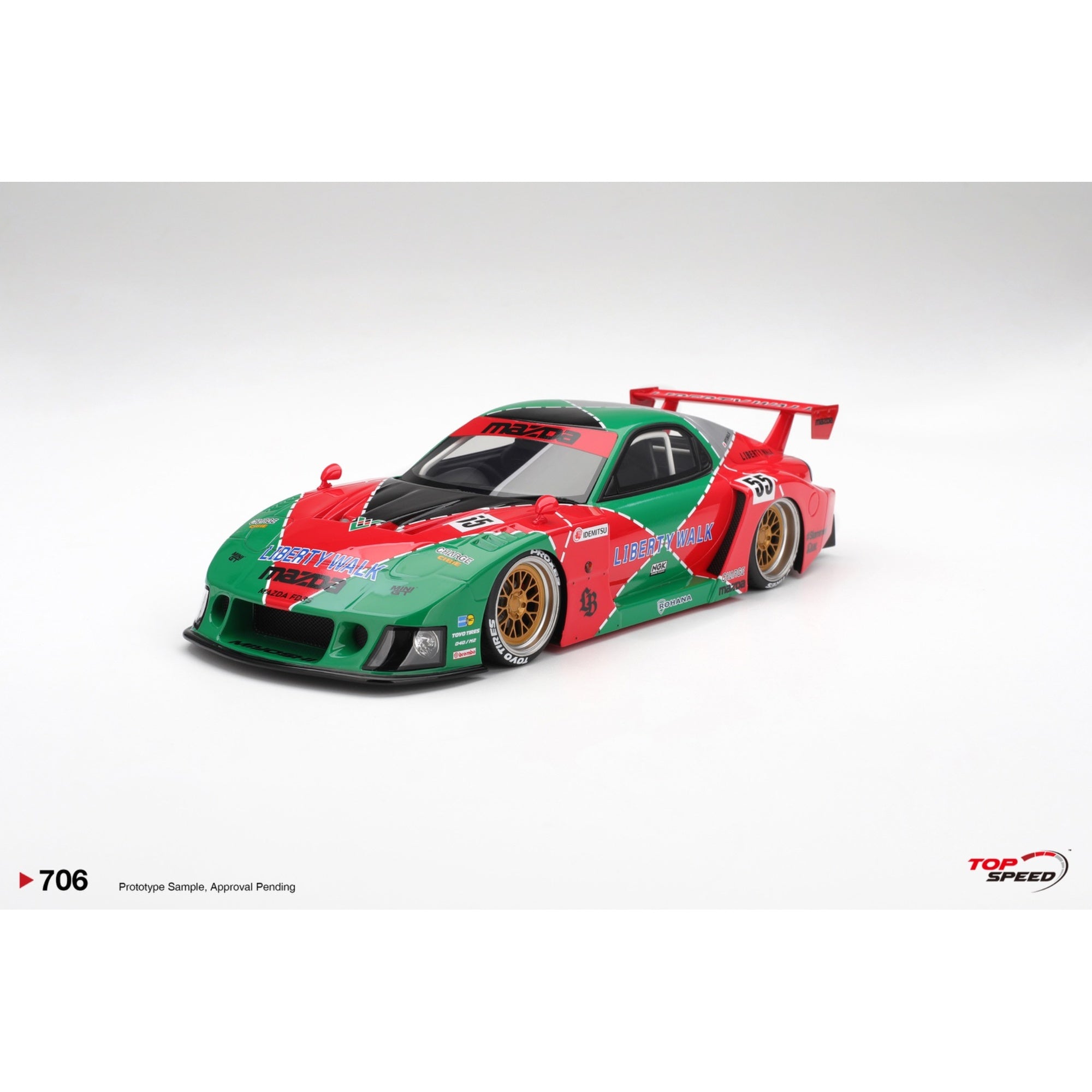 PRE-ORDER 1/18 MAZDA RX-7 LB-Super Silhouette 787