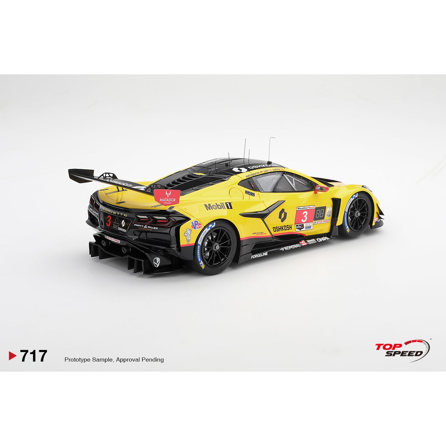 PRE-ORDER 1/18 Chevrolet Corvette Z06 GT3.R #3 2026 Daytona