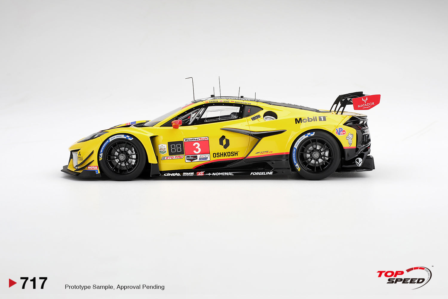 PRE-ORDER 1/18 Chevrolet Corvette Z06 GT3.R #3 2026 Daytona