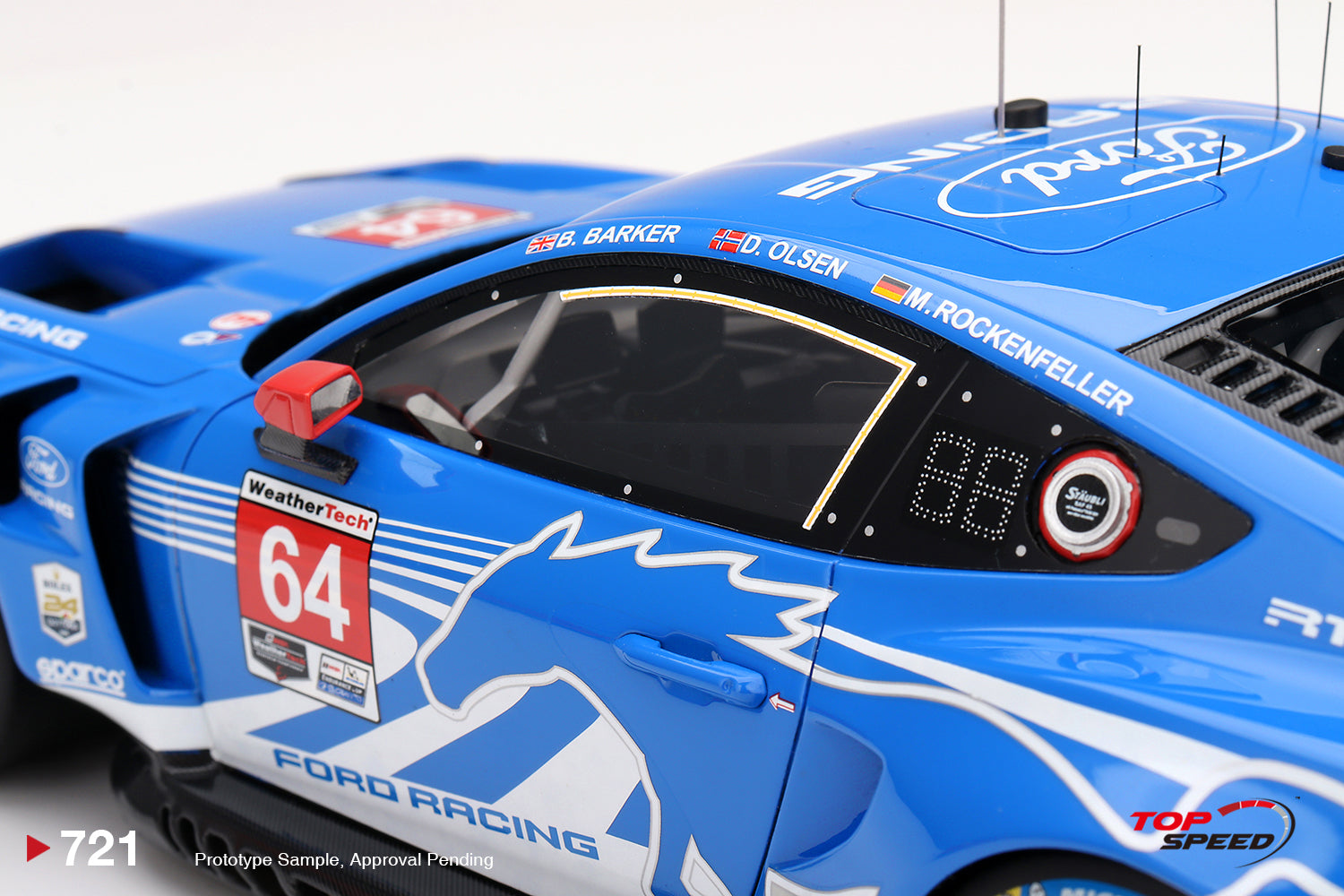 PRE-ORDER 1/18 Ford Mustang GT3 #64 2026 Daytona