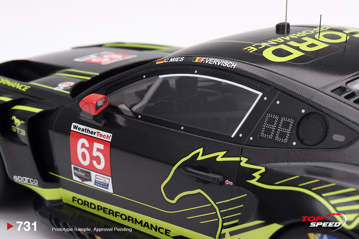 PRE-ORDER 1/18 Ford Mustang GT3 #65 2025 VIR