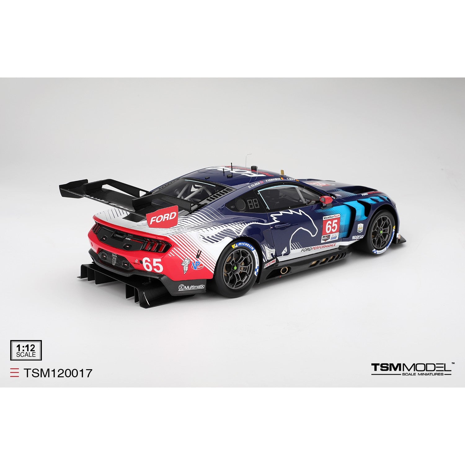 PRE-ORDER 1/12 Ford Mustang GT3 #65 2025 Daytona