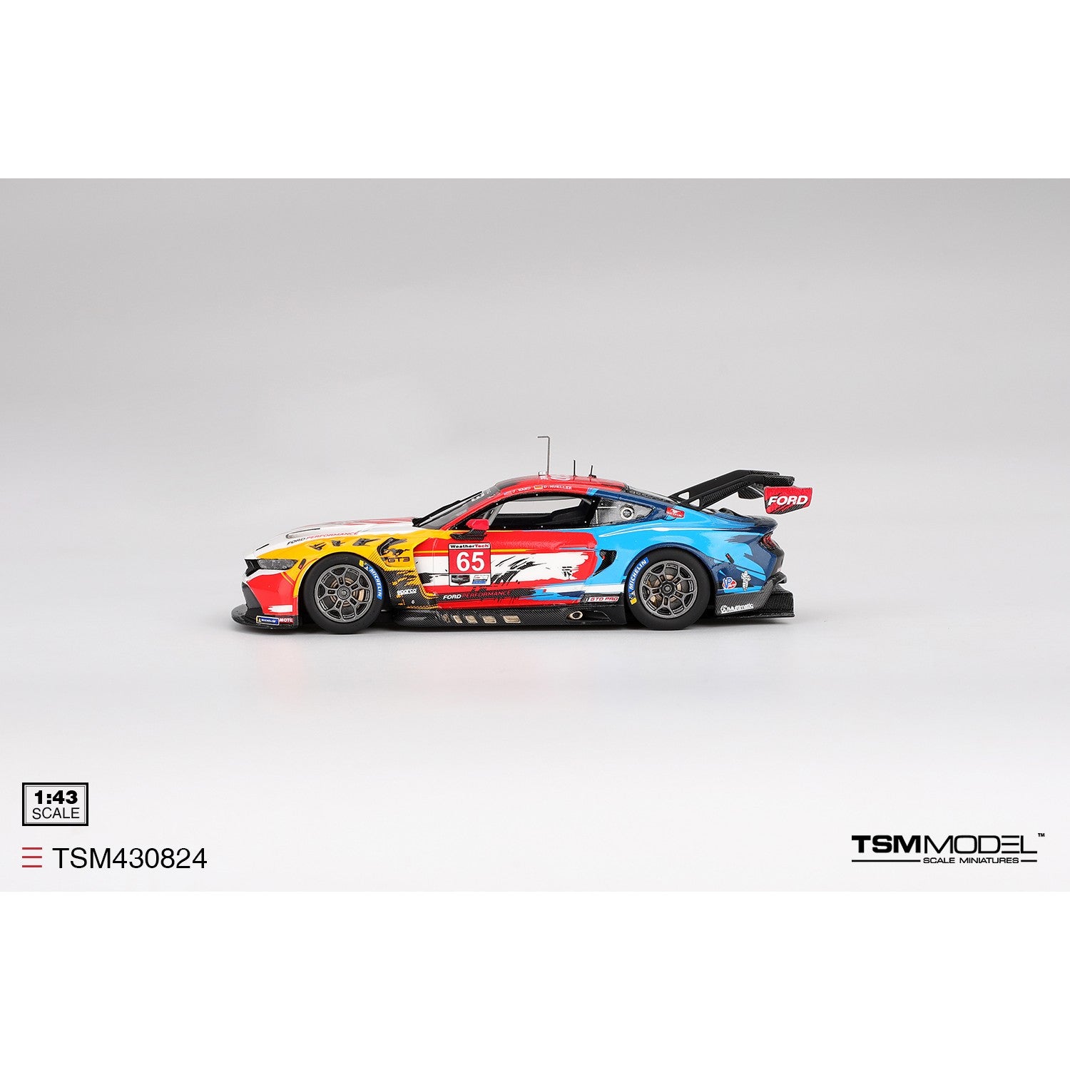 PRE-ORDER 1/43 Ford Mustang GT3 #65 2024 IMSA Laguna Seca
