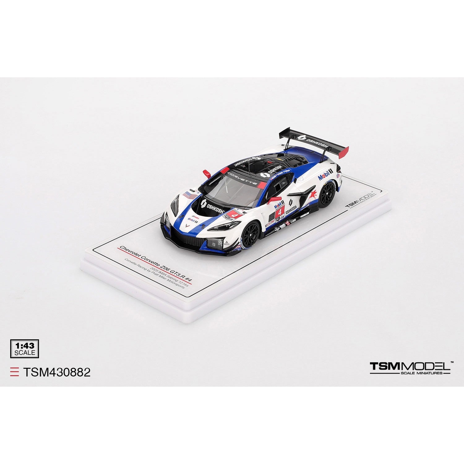 PRE-ORDER 1/43 Chevrolet Corvette Z06 GT3.R #4 2025 Sebring