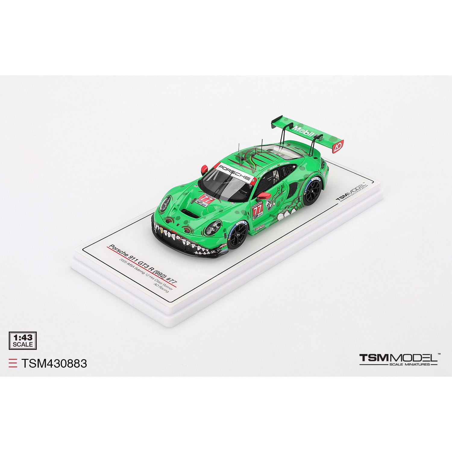 PRE-ORDER 1/43 Porsche 911 GT3 R (992) #77 2025 Sebring